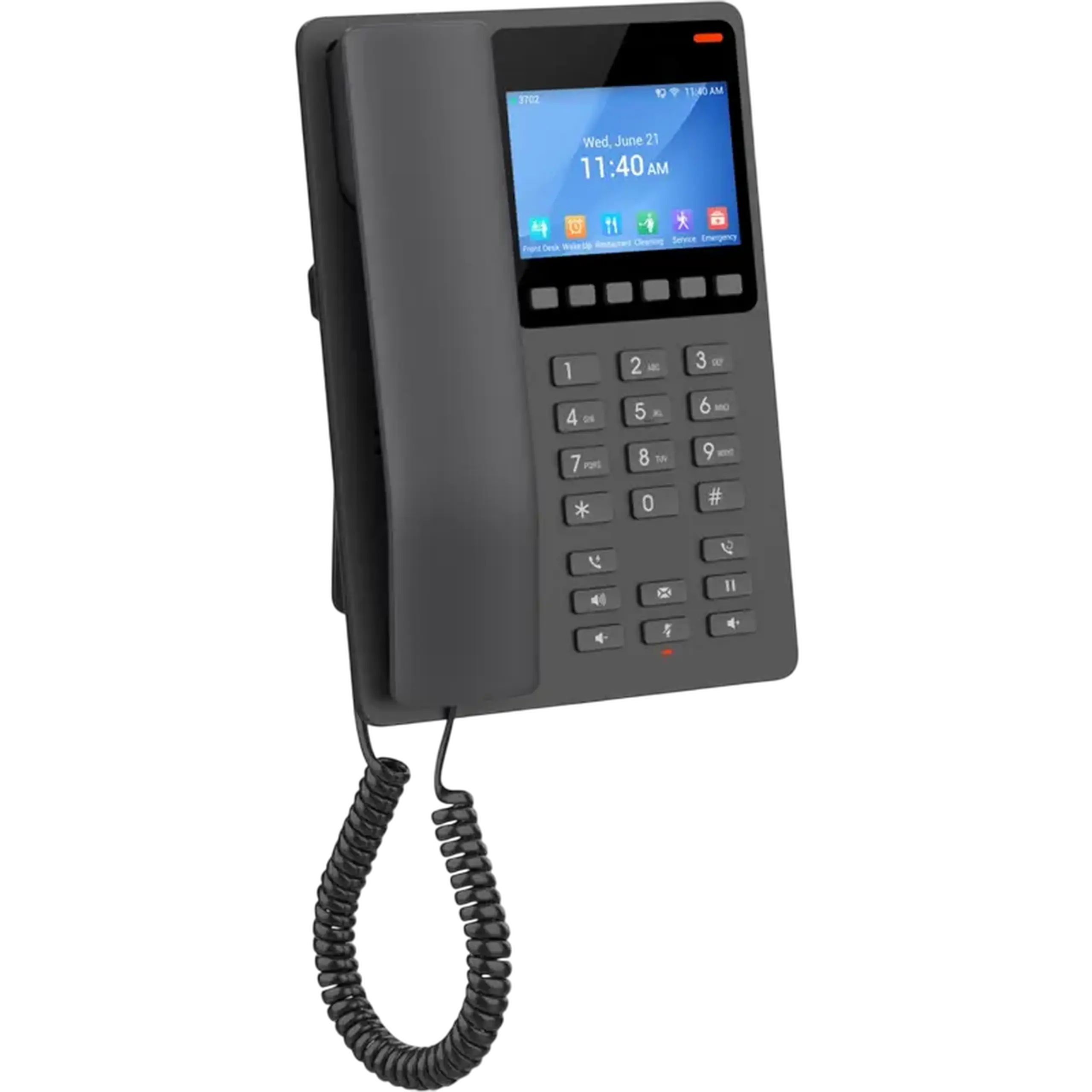 Telefon IP Grandstream GHP631W, Negru