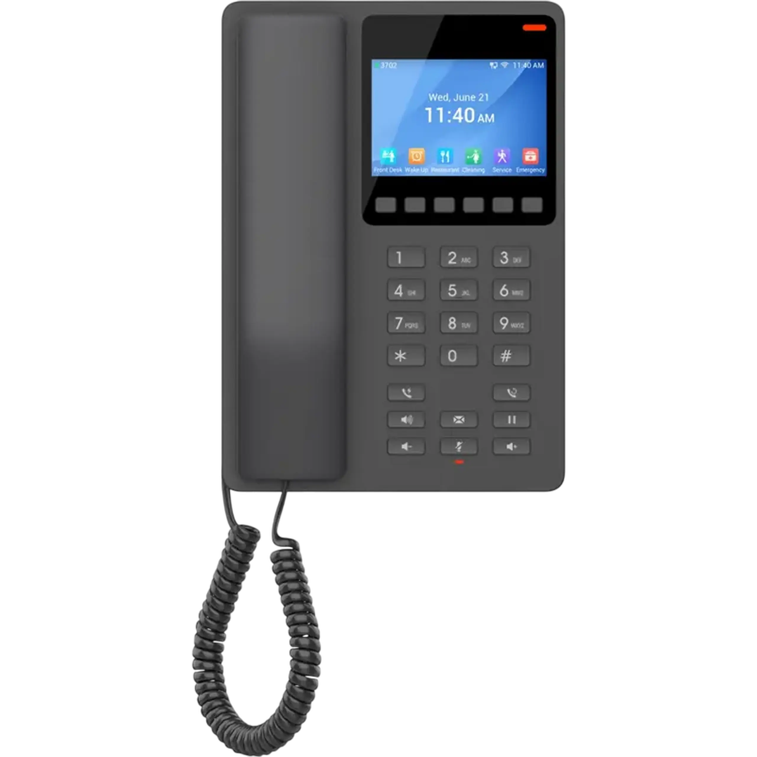 Telefon IP Grandstream GHP631W, Negru