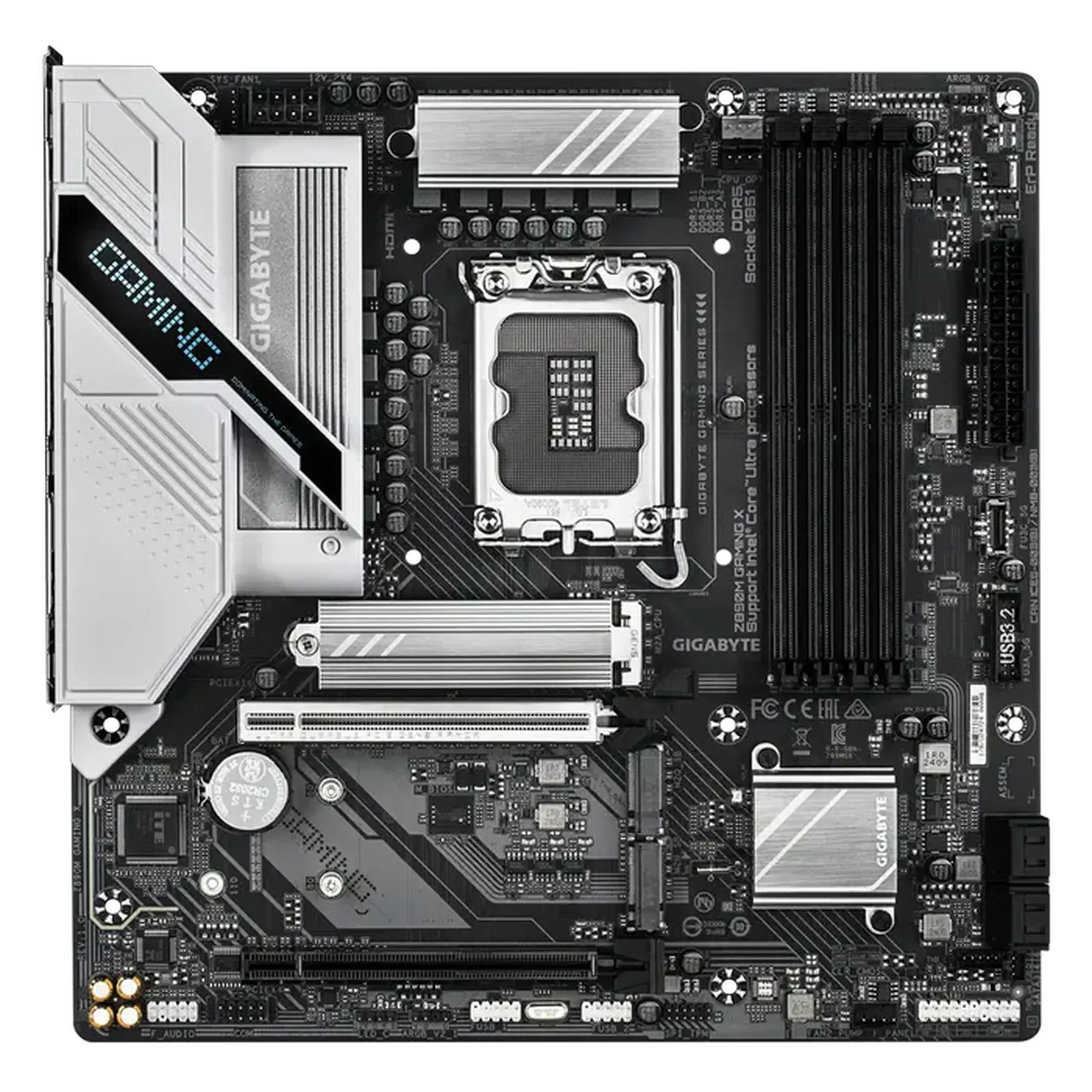 Placă de bază Gigabyte Z890M GAMING X, LGA1851, Intel Z890, Micro-ATX