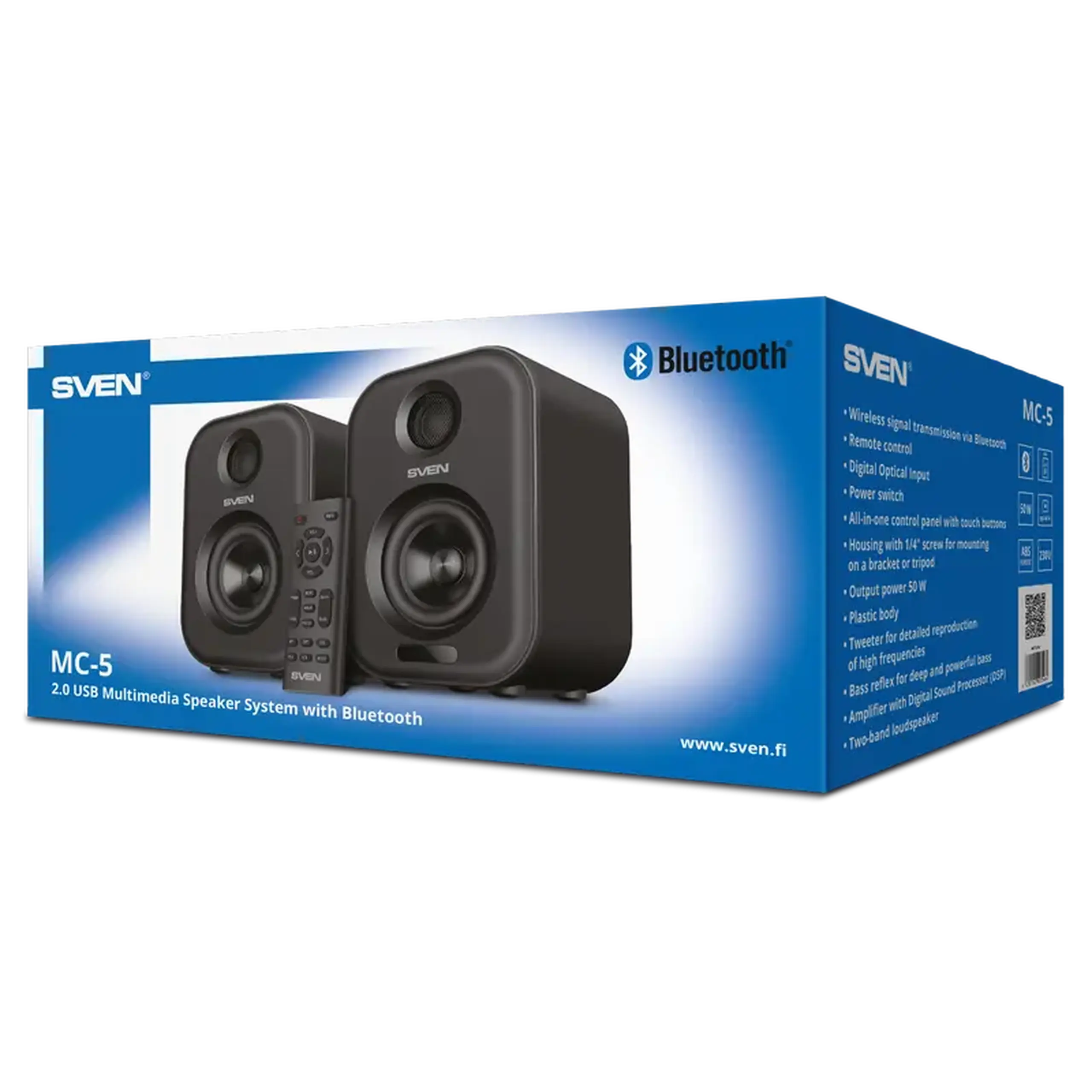 Sistem audio 2.0 CH SVEN MC-5, Gri