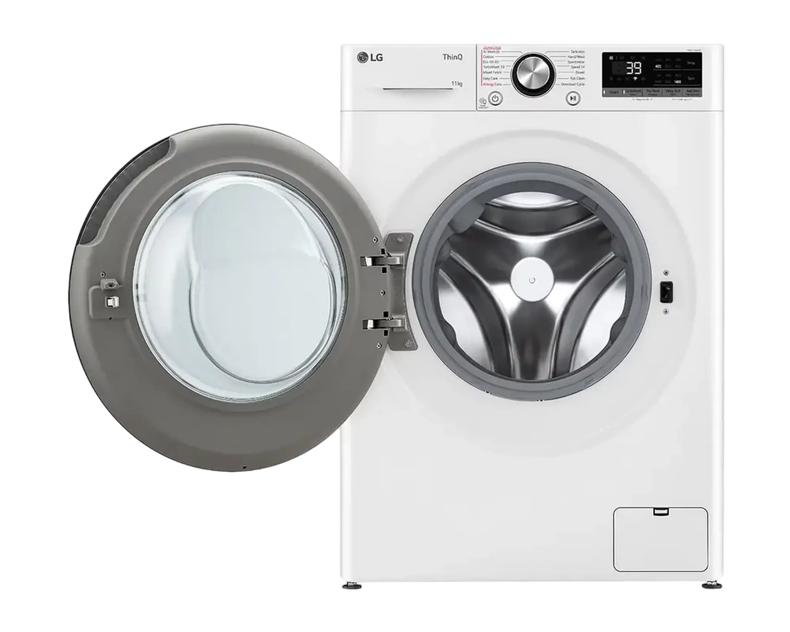 Mașină de spălat LG F4WR711S2W, 11kg, Alb