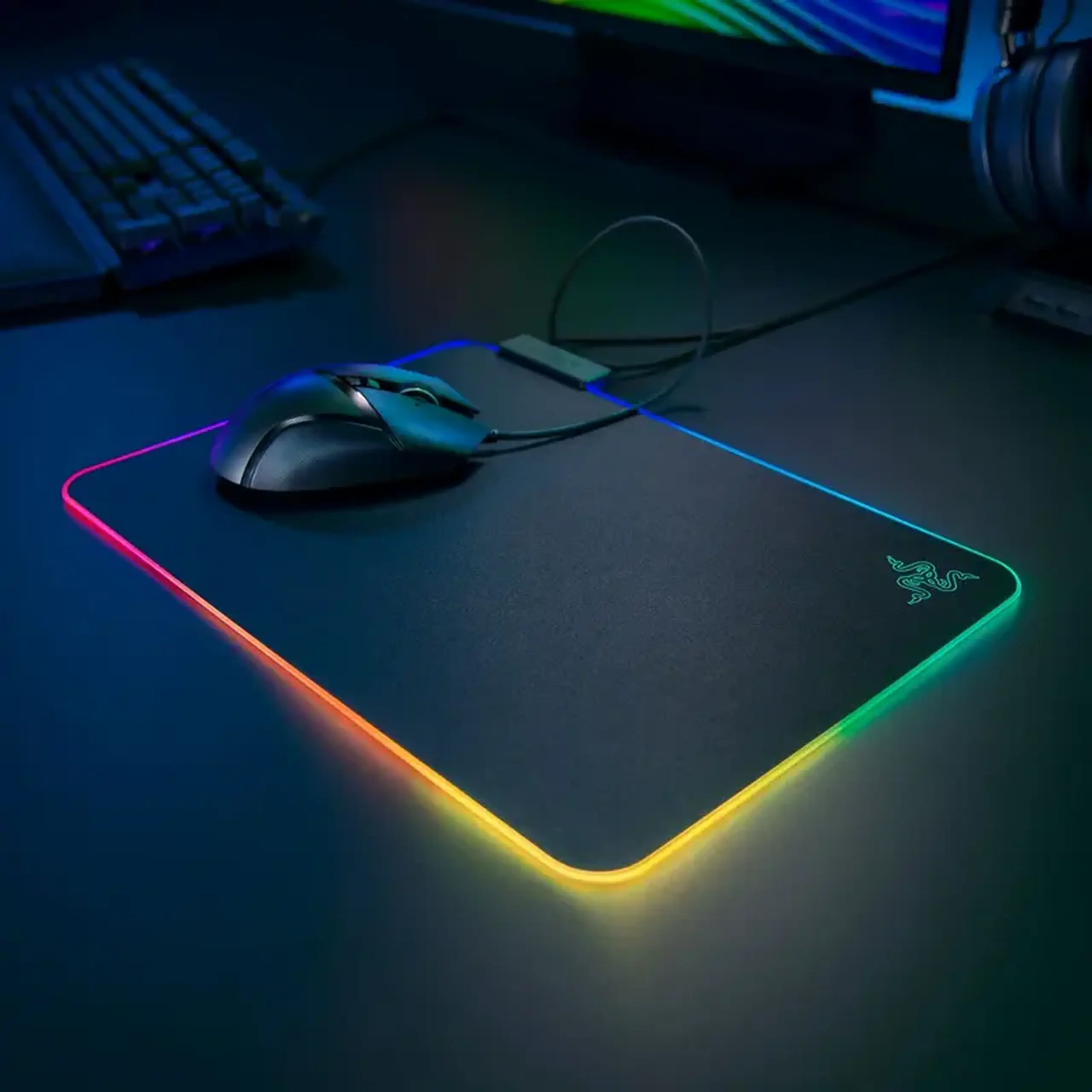 Mouse pad Razer Razer Firefly V2, Medium, Negru