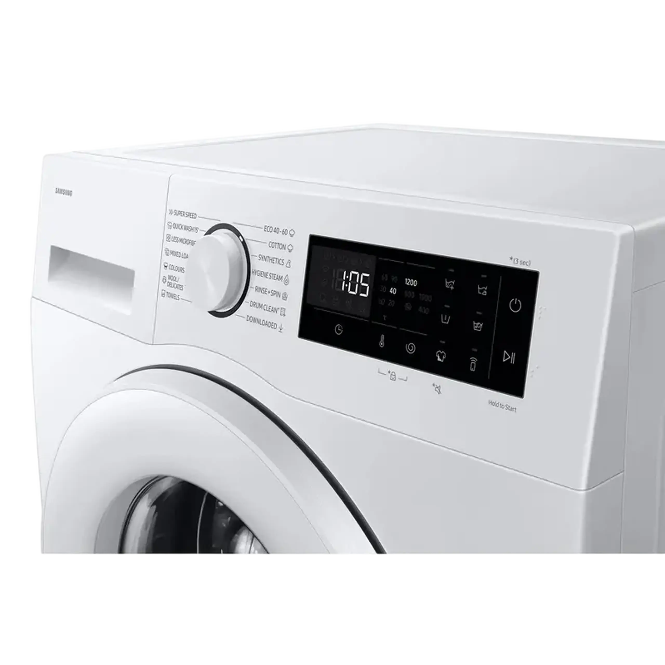 Mașină de spălat Samsung WW80FG5L32TELE, 8kg, Alb