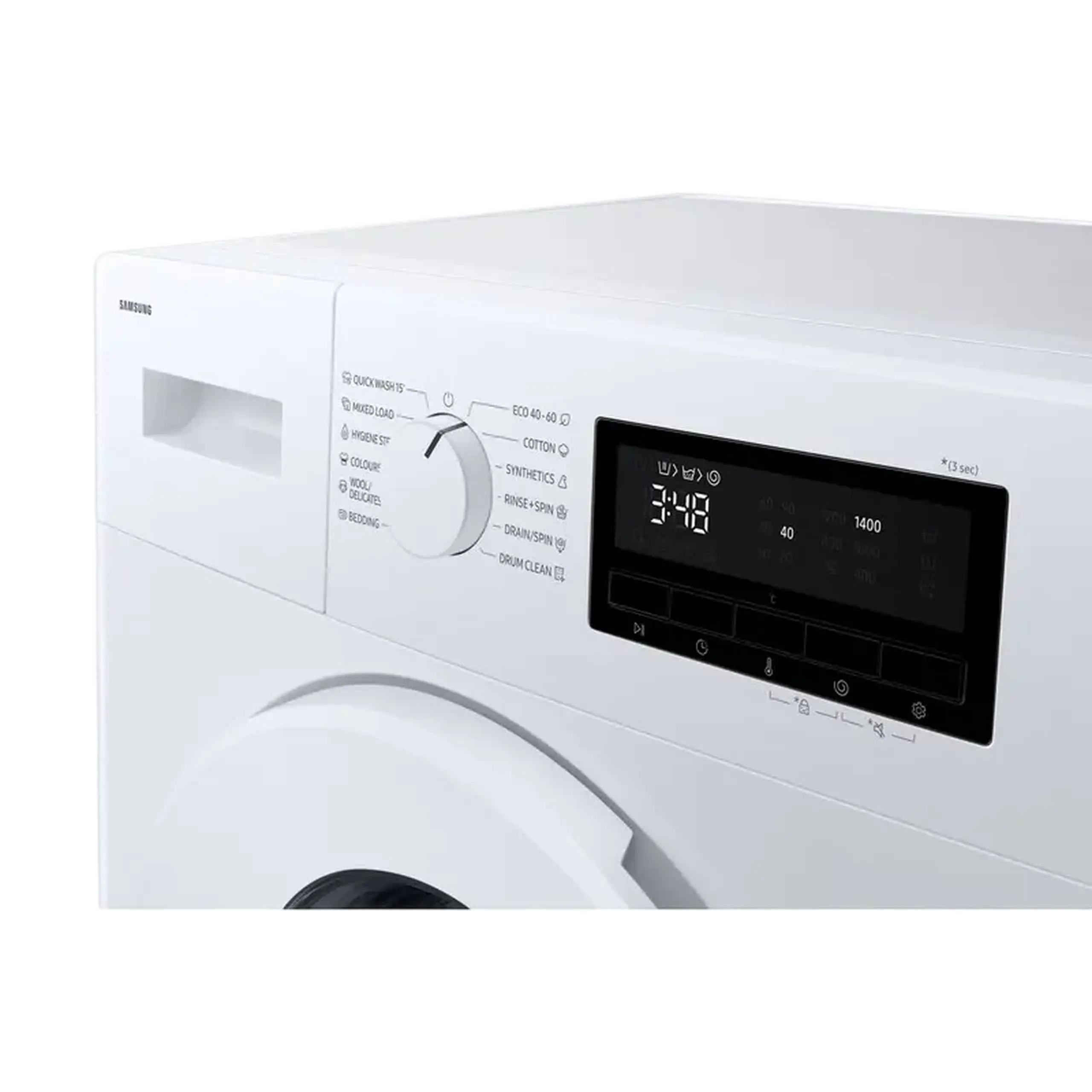 Mașină de spălat Samsung WW90FG3M05TWLF, 9kg, Alb