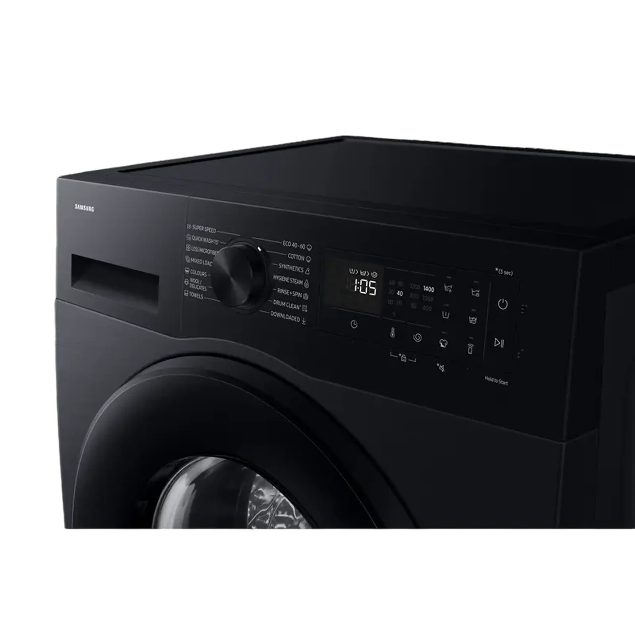 Mașină de spălat Samsung WW90DG5G34ABLE, 9kg, Negru