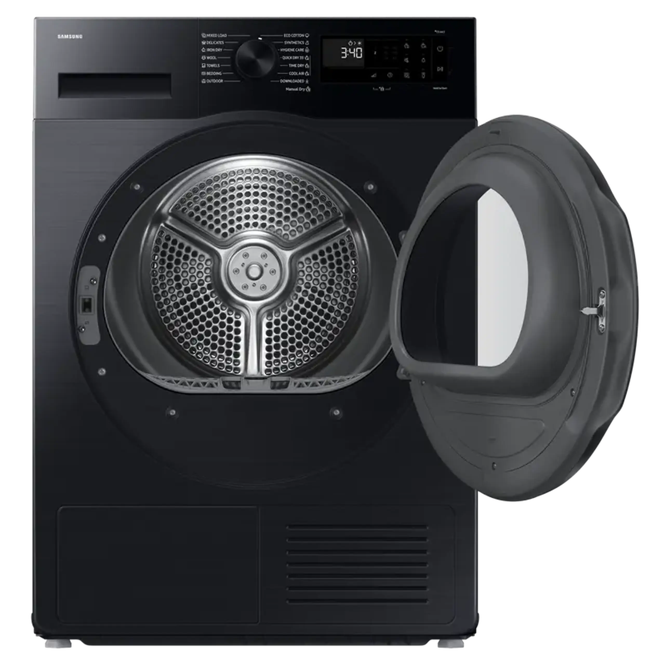 Uscător de rufe Samsung DV90DG52A0ABLE, 9kg, Negru