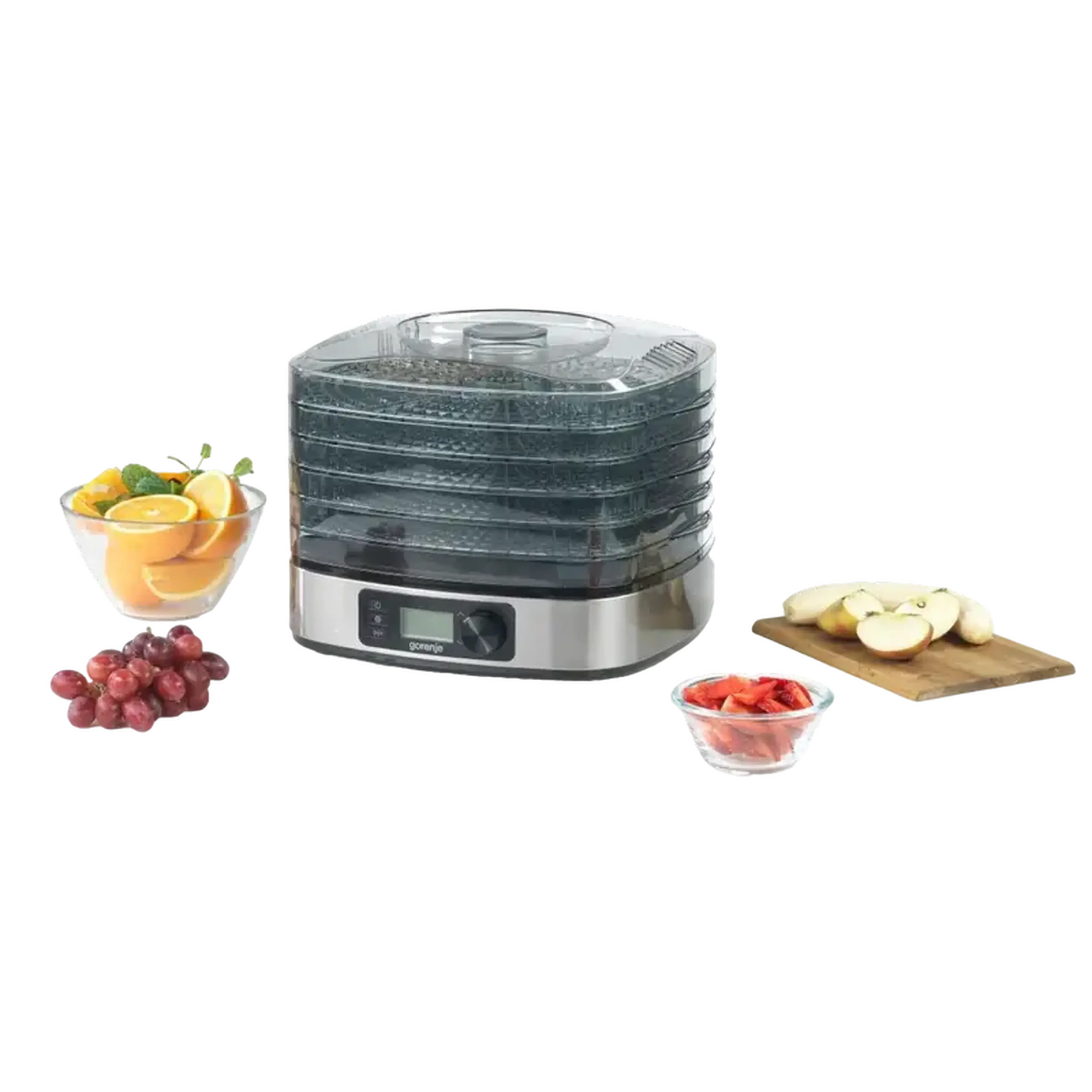 Deshidrator de fructe Gorenje FDK500DE, Oțel inoxidabil
