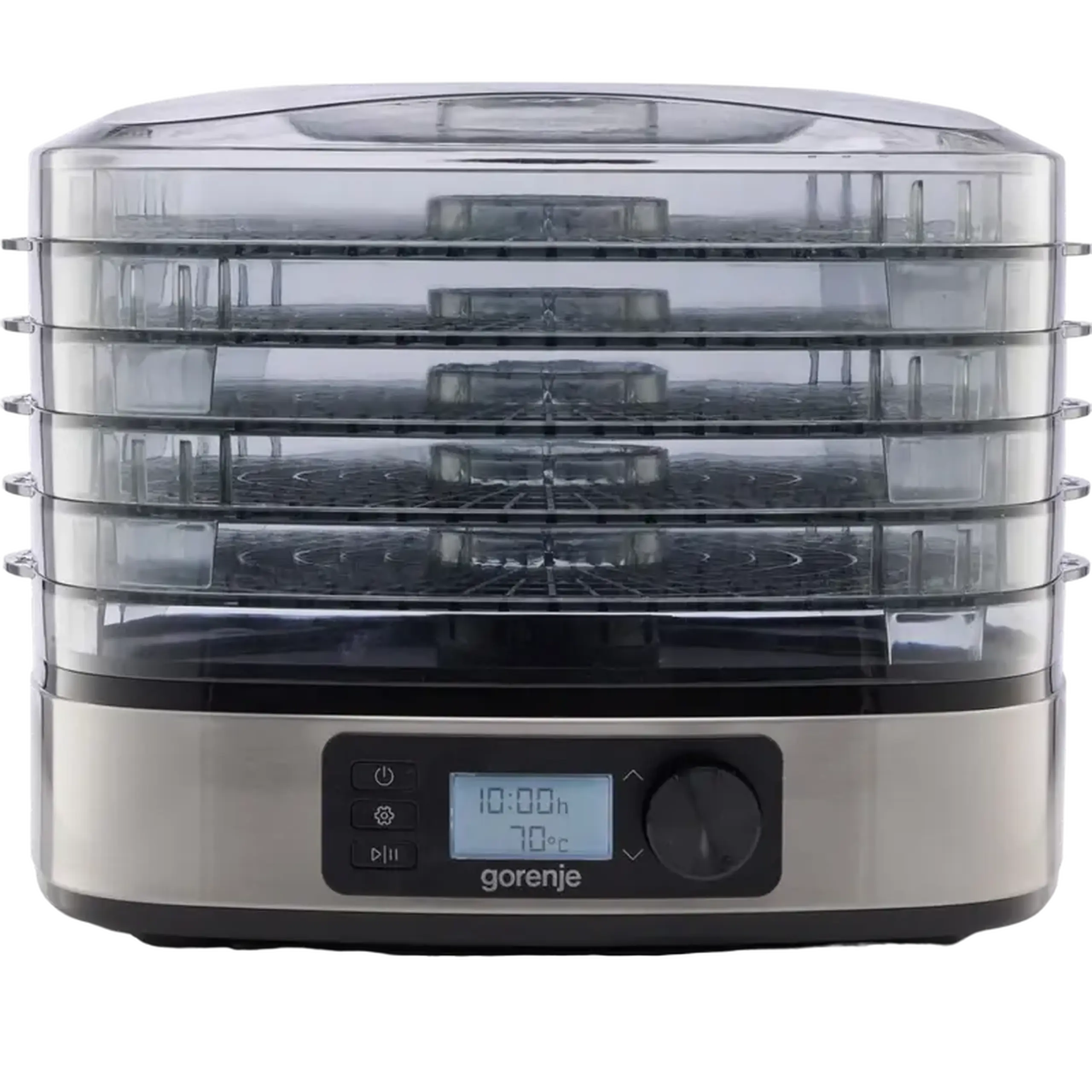 Deshidrator de fructe Gorenje FDK500DE, Oțel inoxidabil