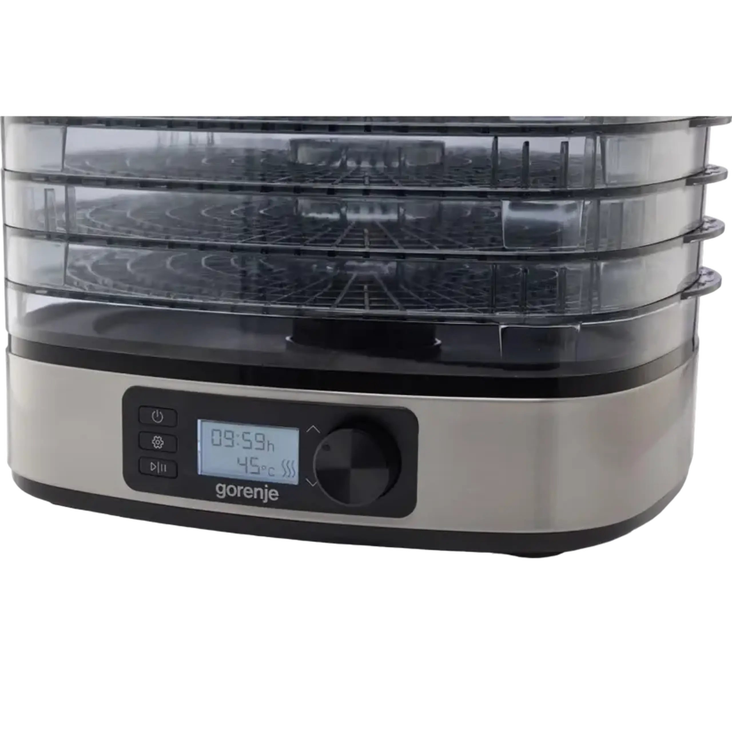 Deshidrator de fructe Gorenje FDK500DE, Oțel inoxidabil