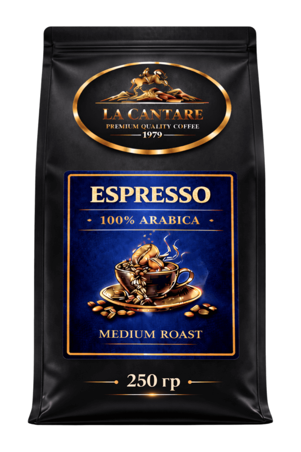 La Cantare 1979. Espresso 100% Arabica, 250 g