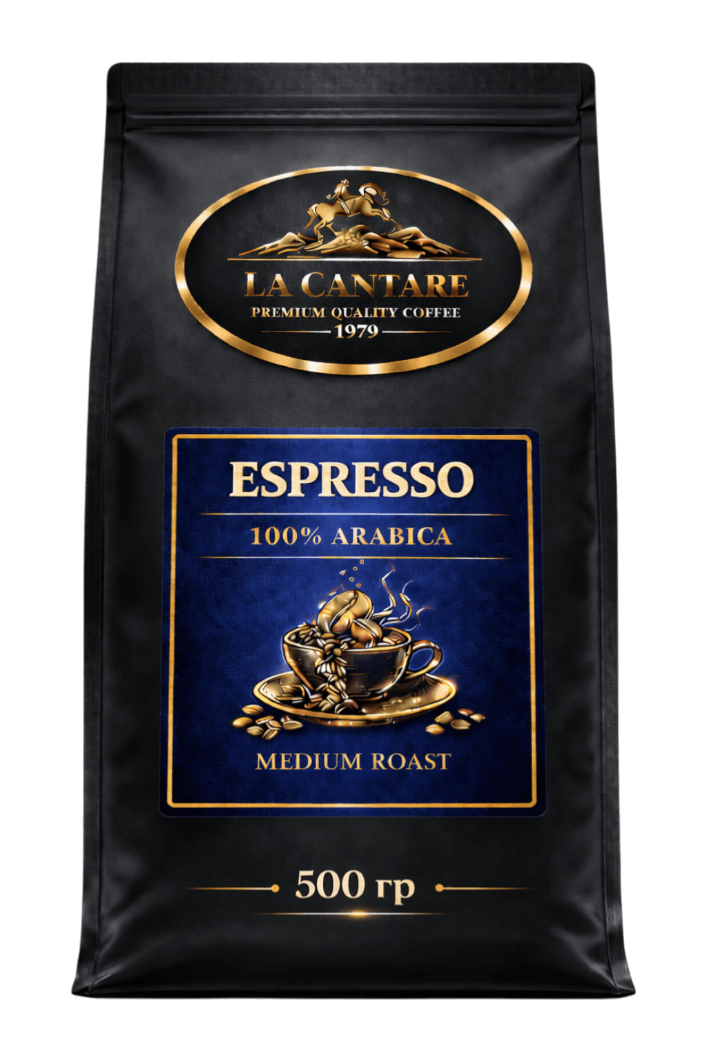 La Cantare 1979. Espresso 100% Arabica, 500 g