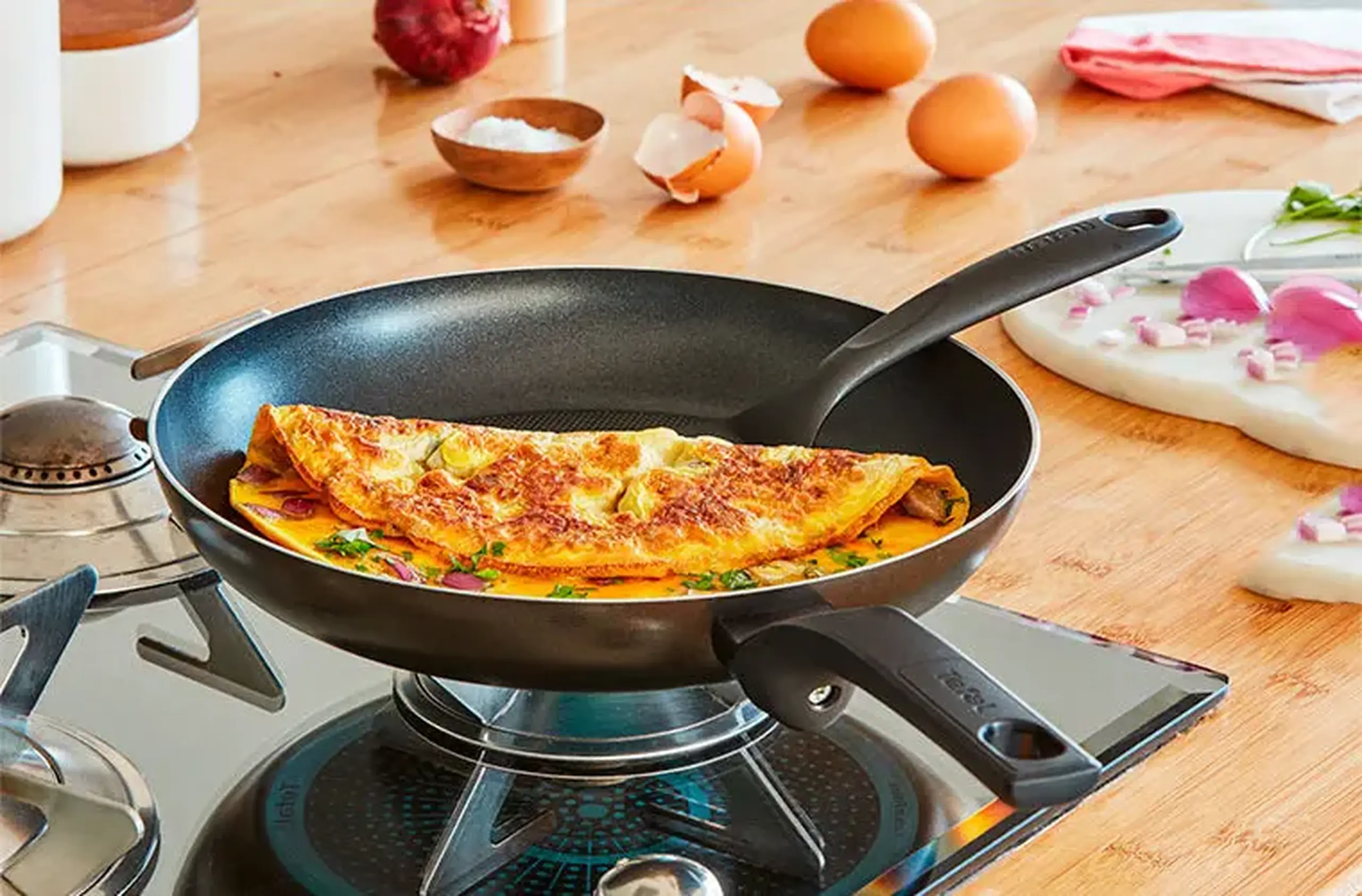 Tigaie Tefal B5670653, 28cm, Negru