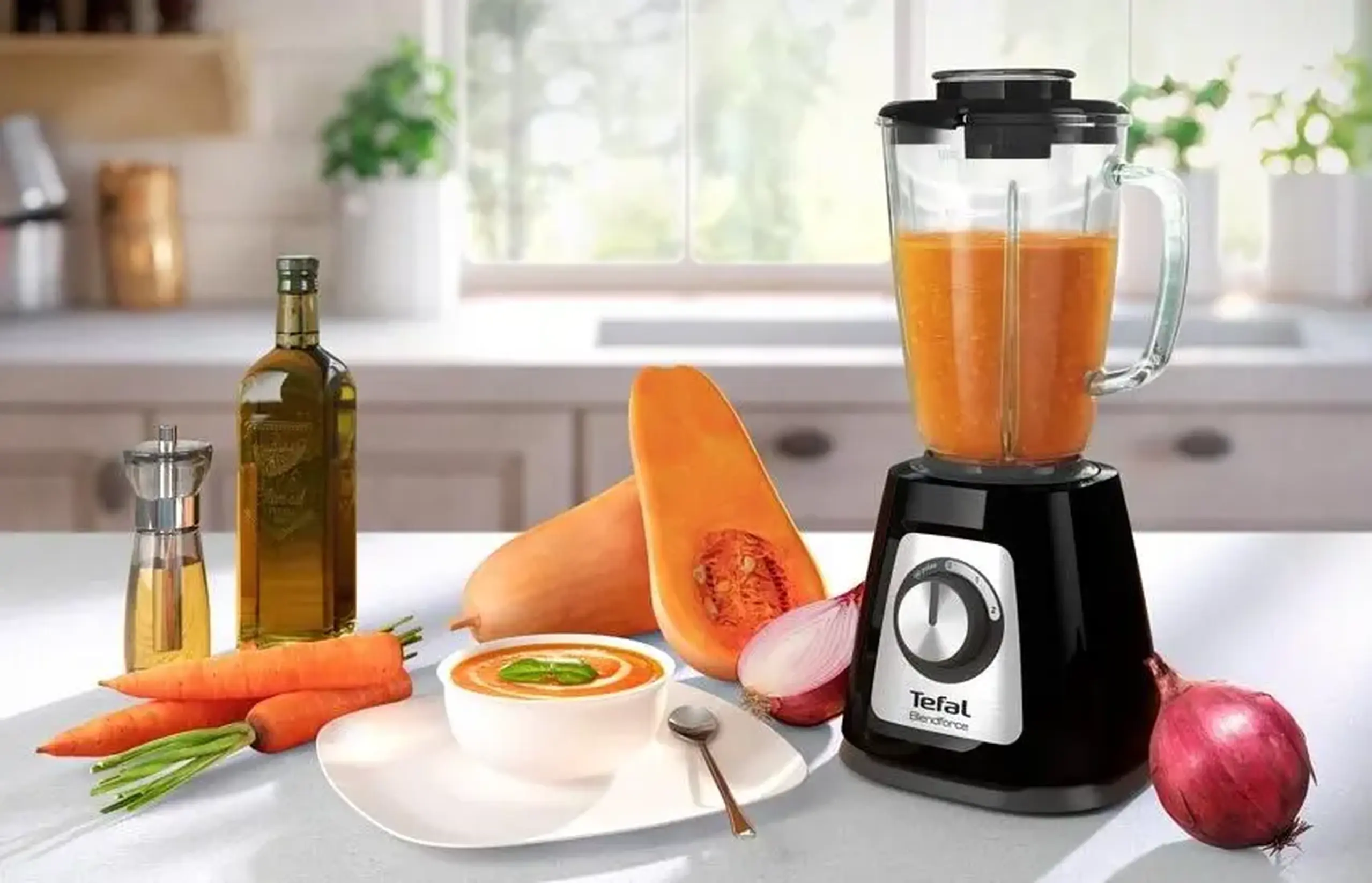 Blender staționar Tefal Blendforce BL438831, Negru