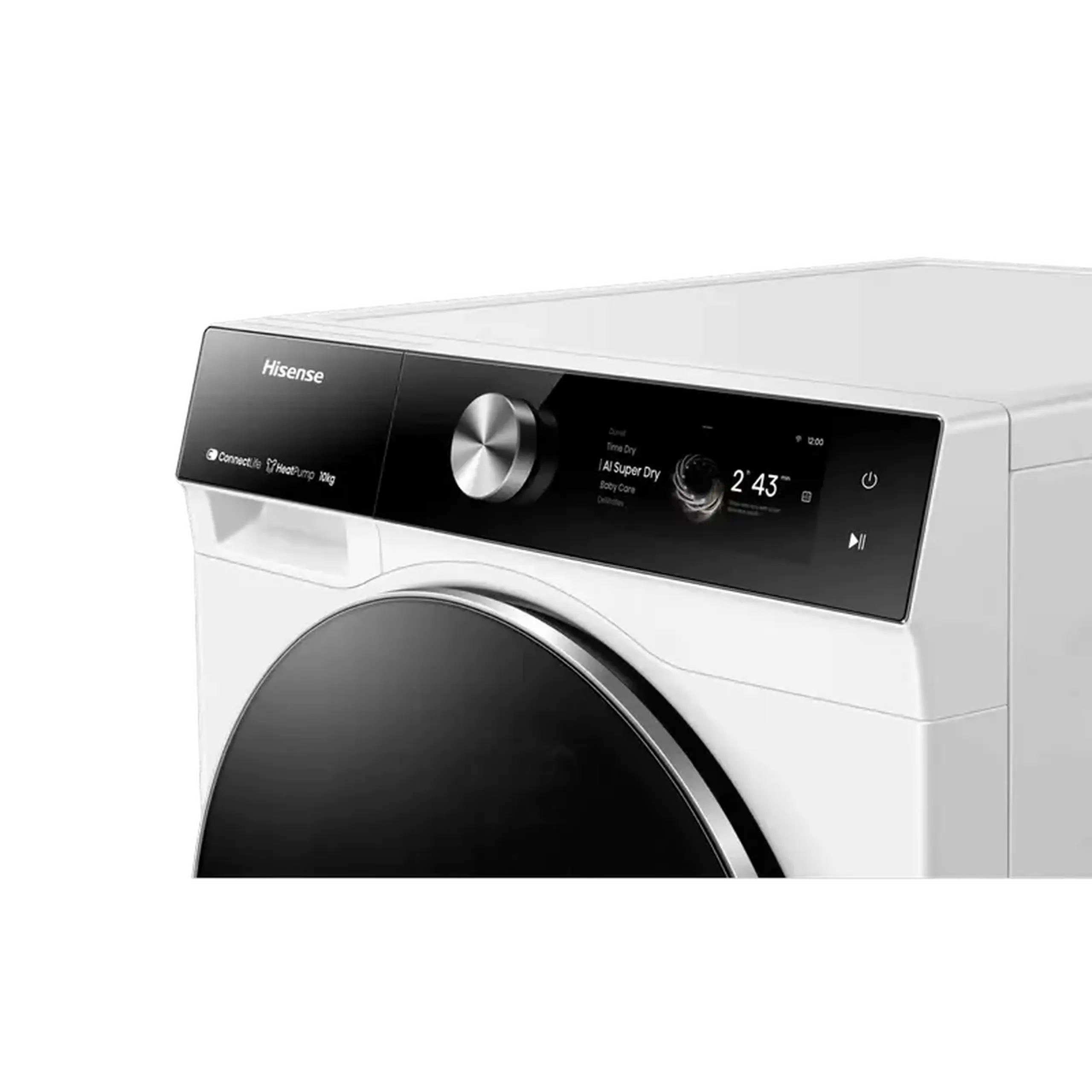 Uscător de rufe Hisense DH7S107BW, 10kg, Alb