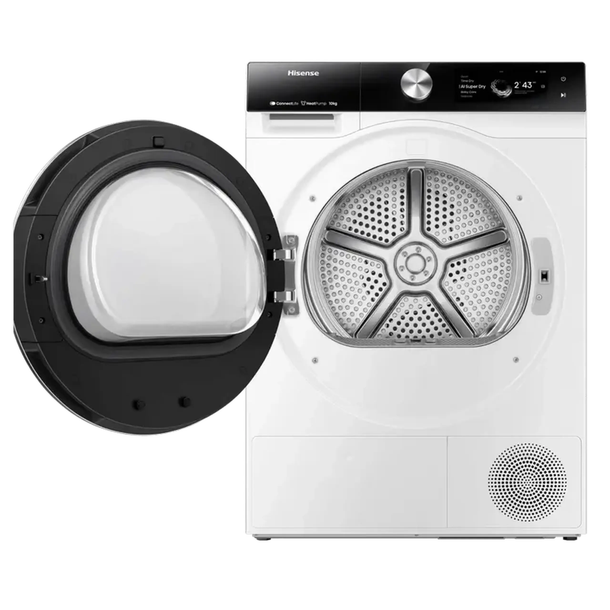 Uscător de rufe Hisense DH7S107BW, 10kg, Alb