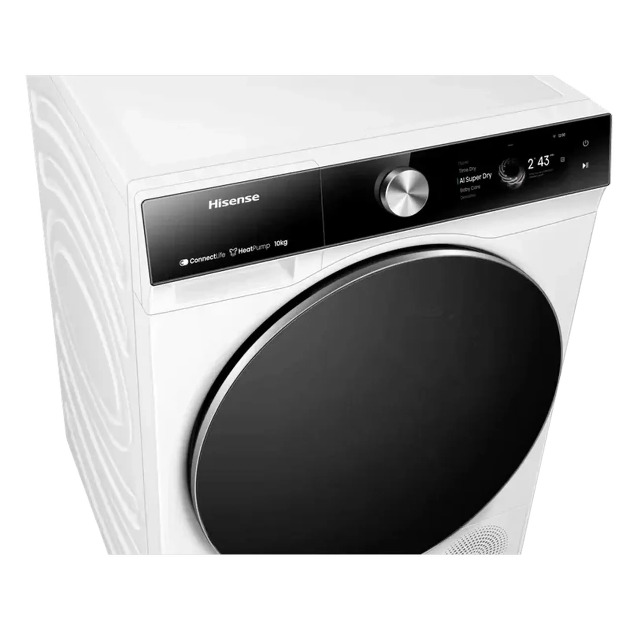 Uscător de rufe Hisense DH7S107BW, 10kg, Alb