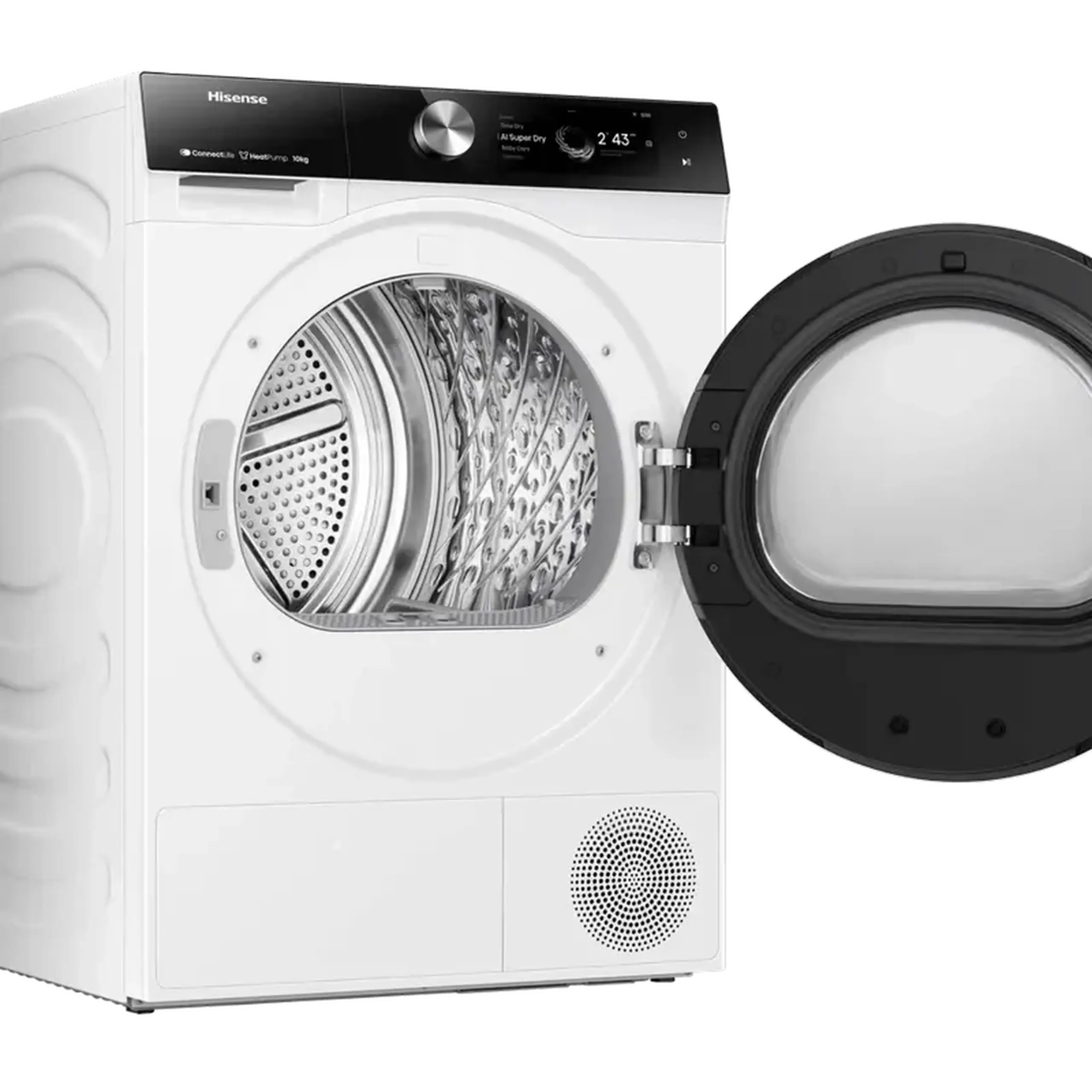 Uscător de rufe Hisense DH7S107BW, 10kg, Alb