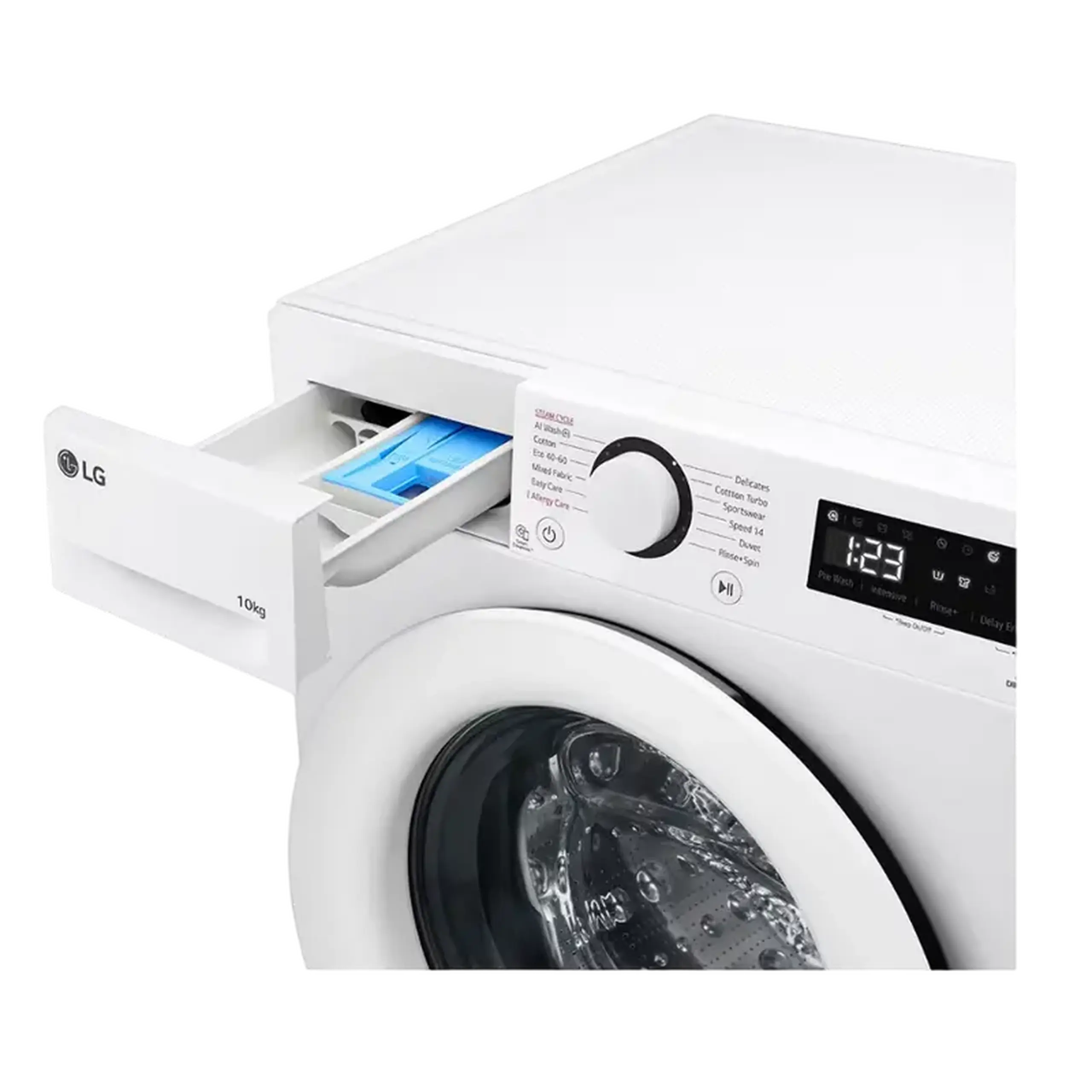 Mașină de spălat LG F4WR510SWW, 10kg, Alb
