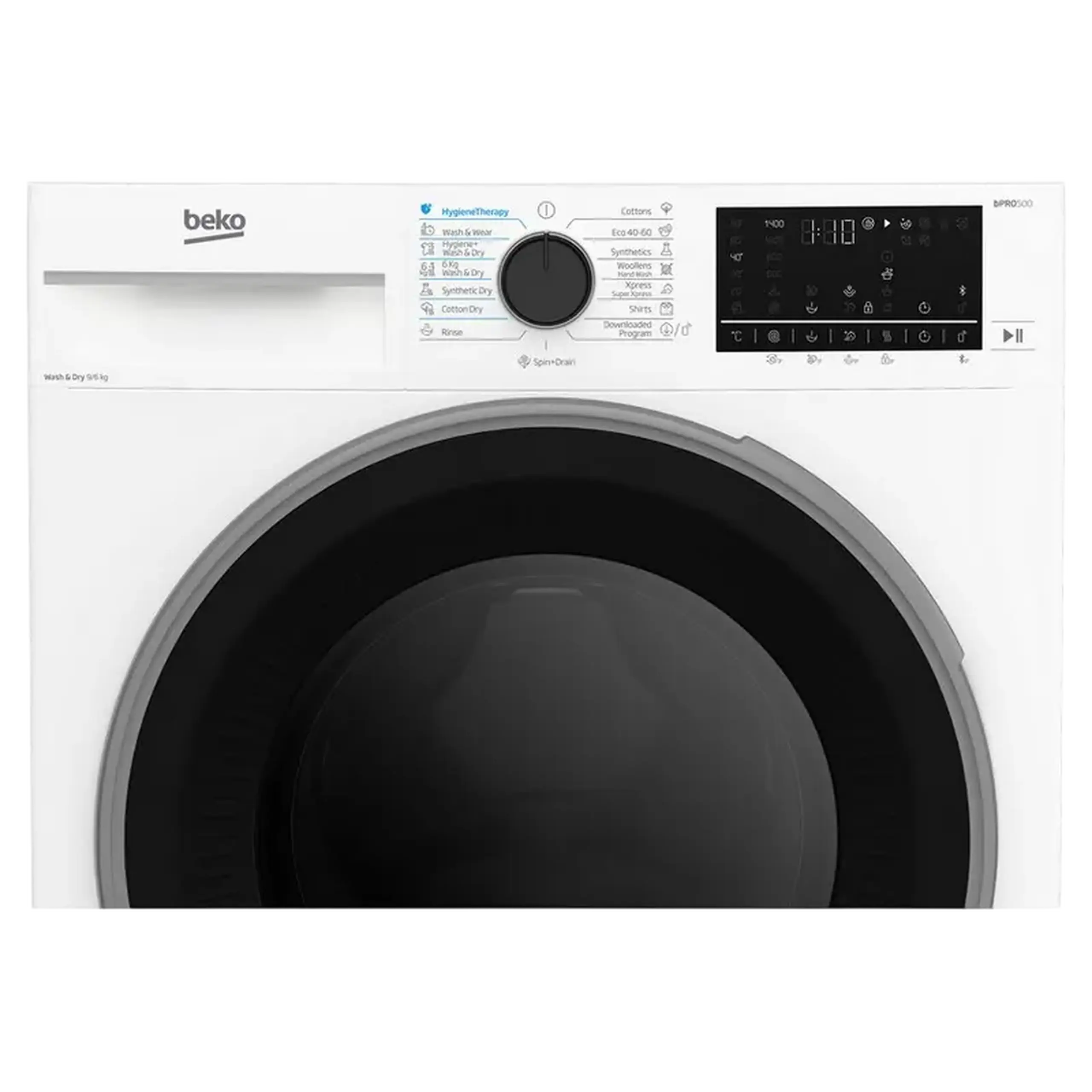 Mașină de spălat cu uscător Beko B5DFT59442W, 9kg, Alb