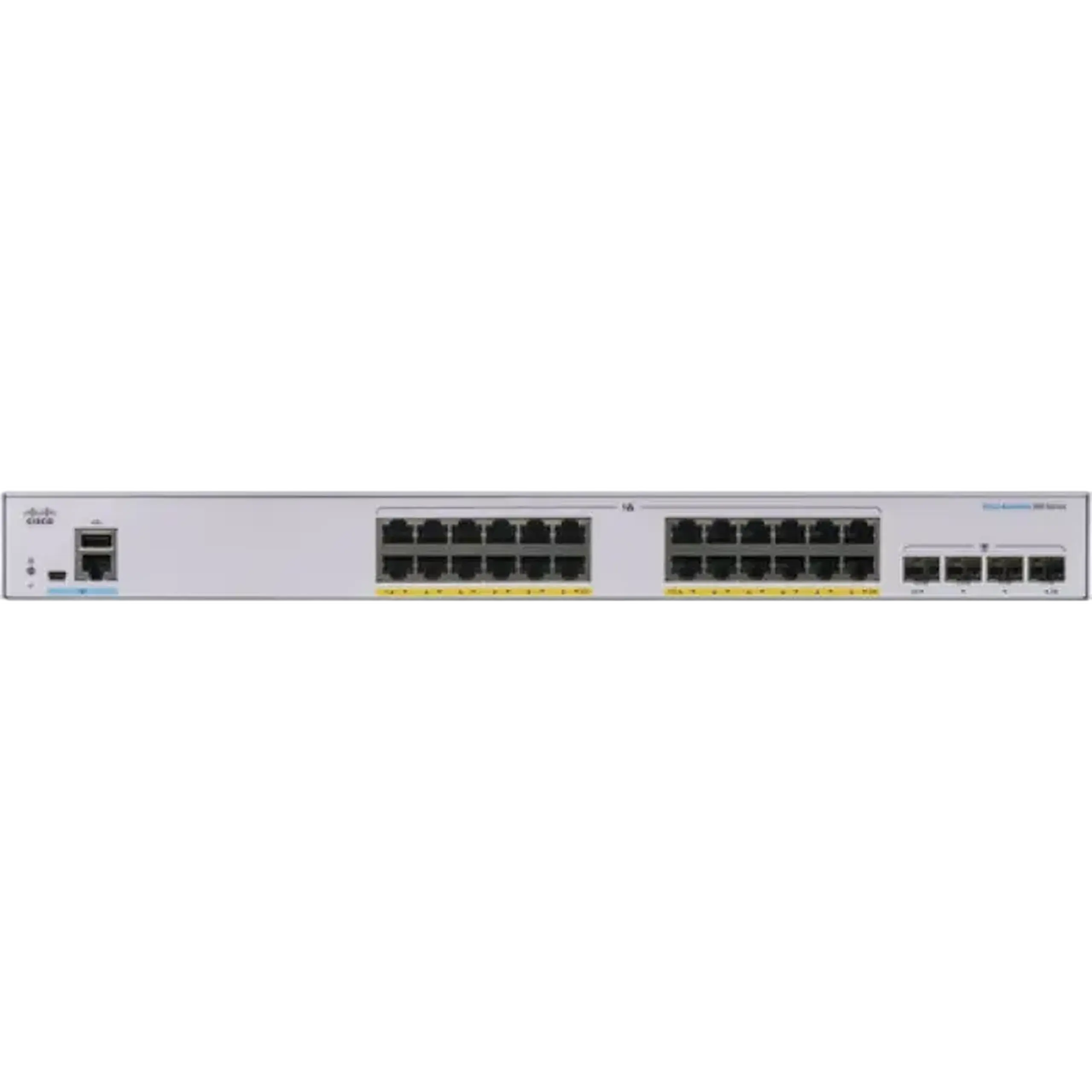 Switch de rețea Cisco CBS250-24P-4G, 24x 10/100/1000 Mbps