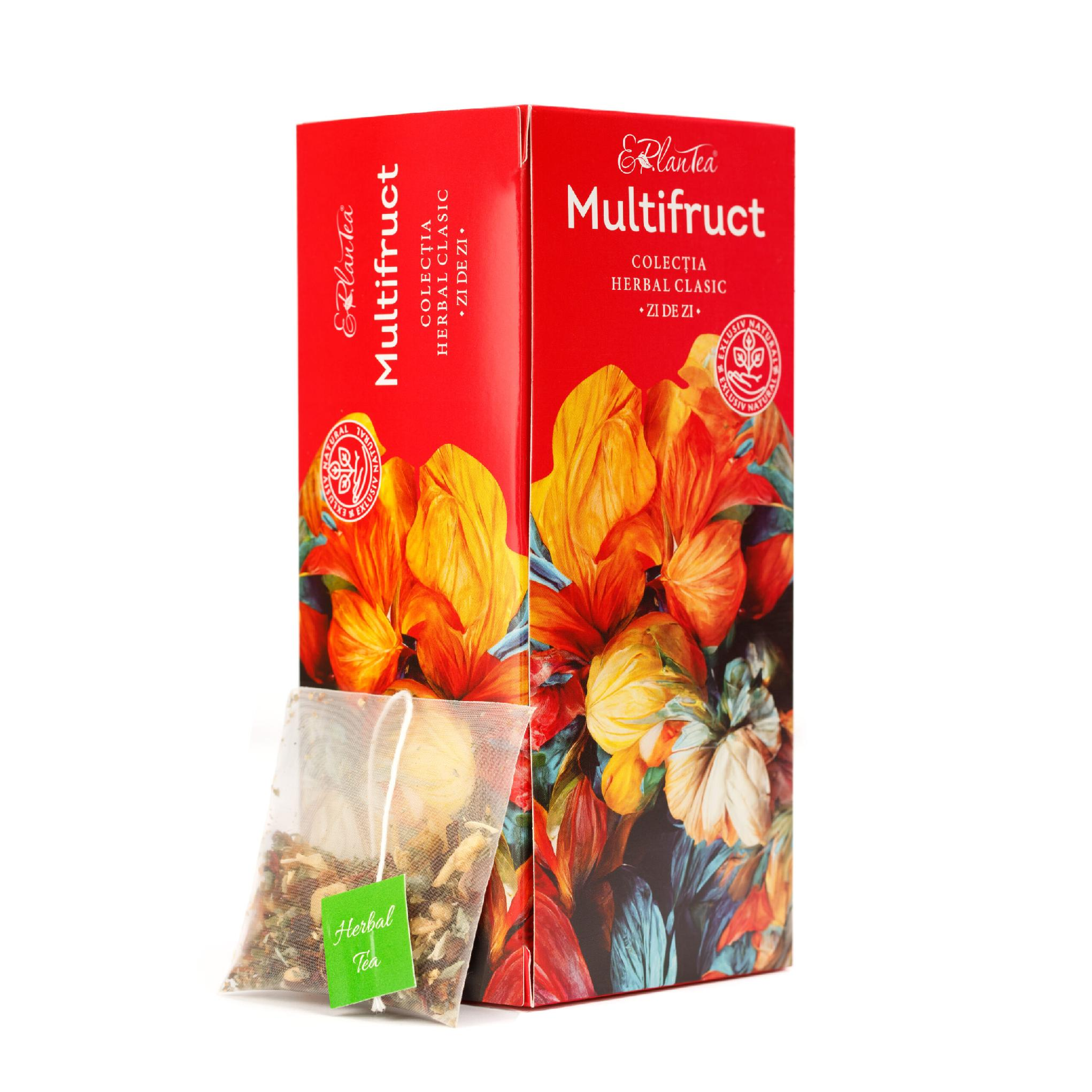 Ceai Doctor Farm “Cu fructe’’ 70g ambalaj sticla