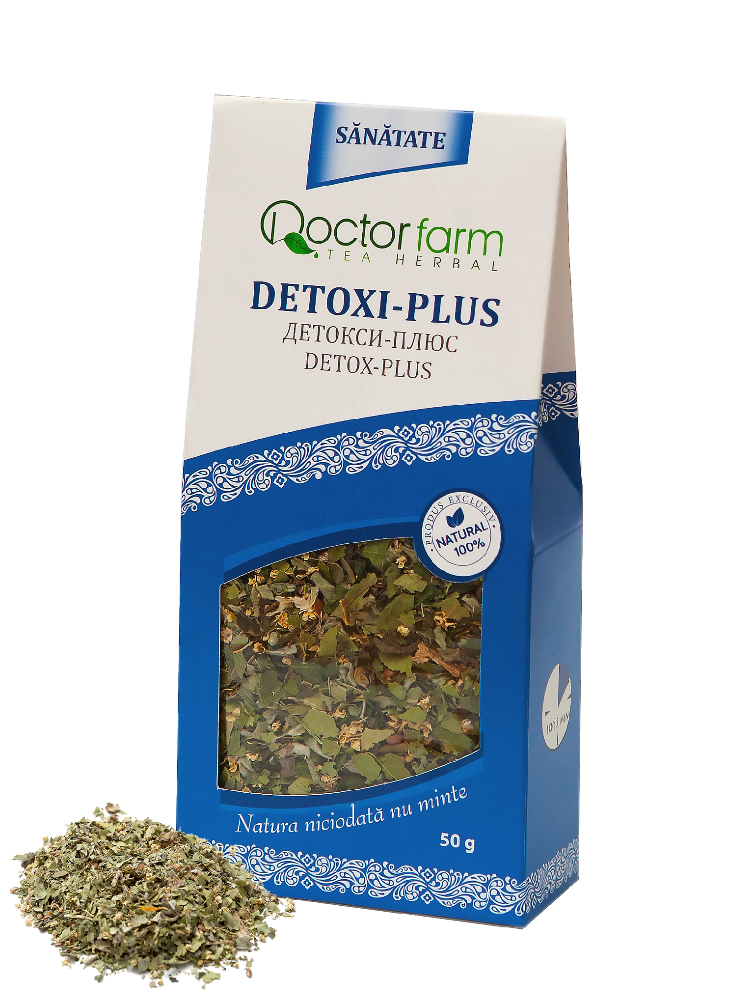 Ceai DoctorFarm "Detoxi-plus" 50 g