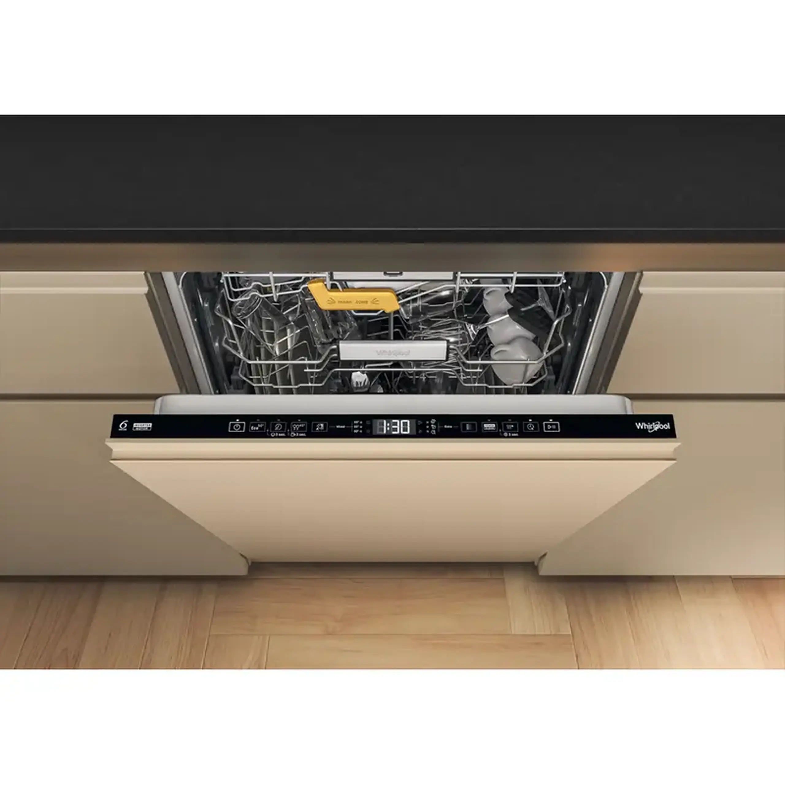 Mașină de spălat vase Whirlpool W8I HT58 TS, Negru