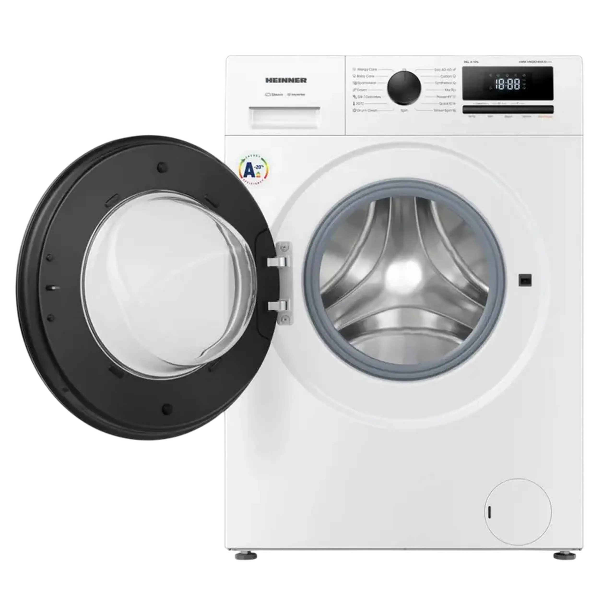 Mașină de spălat Heinner HWM-HME9014IVA10+++, 9kg, Alb