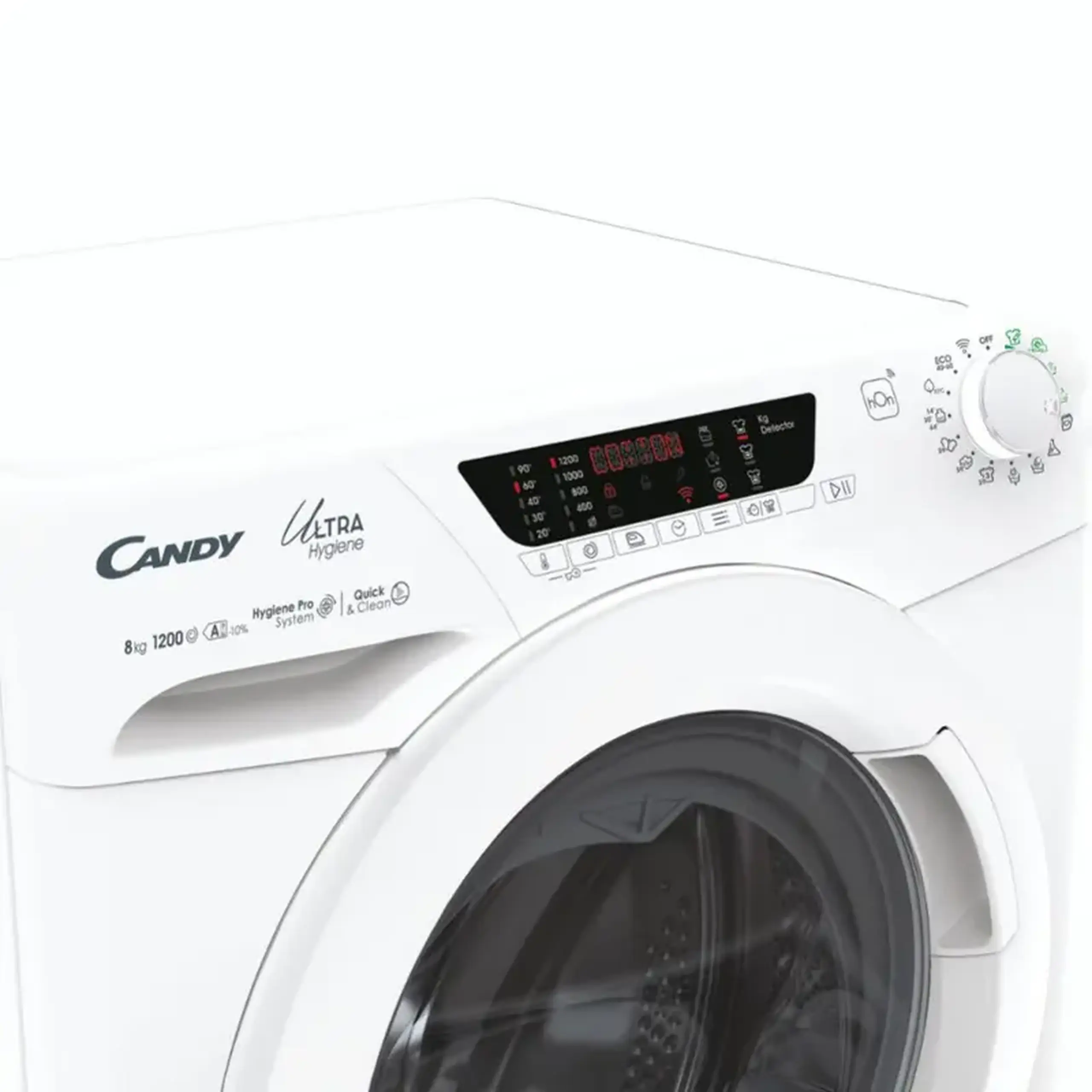 Mașină de spălat Candy HE 1284TWM6/1-S, 8kg, Alb