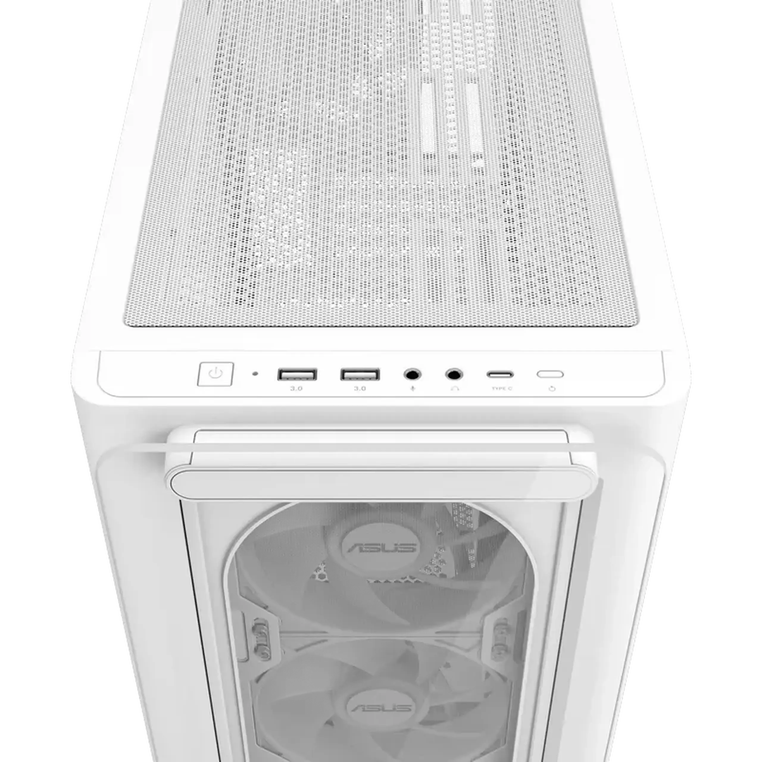 Carcasă PC ASUS A23 PLUS TG ARGB, Mini-Tower, Alb