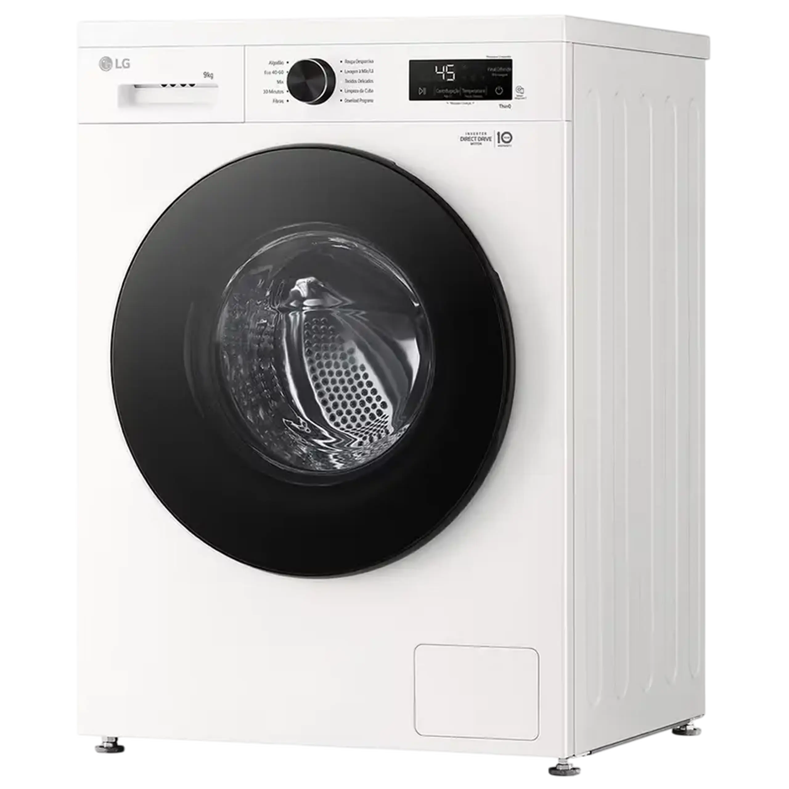 Mașină de spălat LG F4X1009NWB, 9kg, Alb
