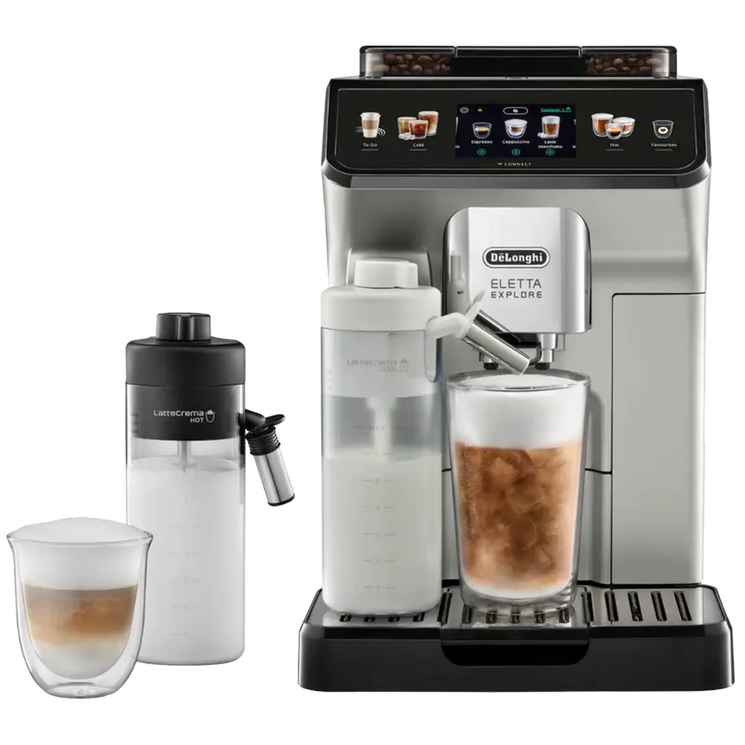 Aparat de cafea DeLonghi ECAM450.65.S, Oțel Inoxidabil