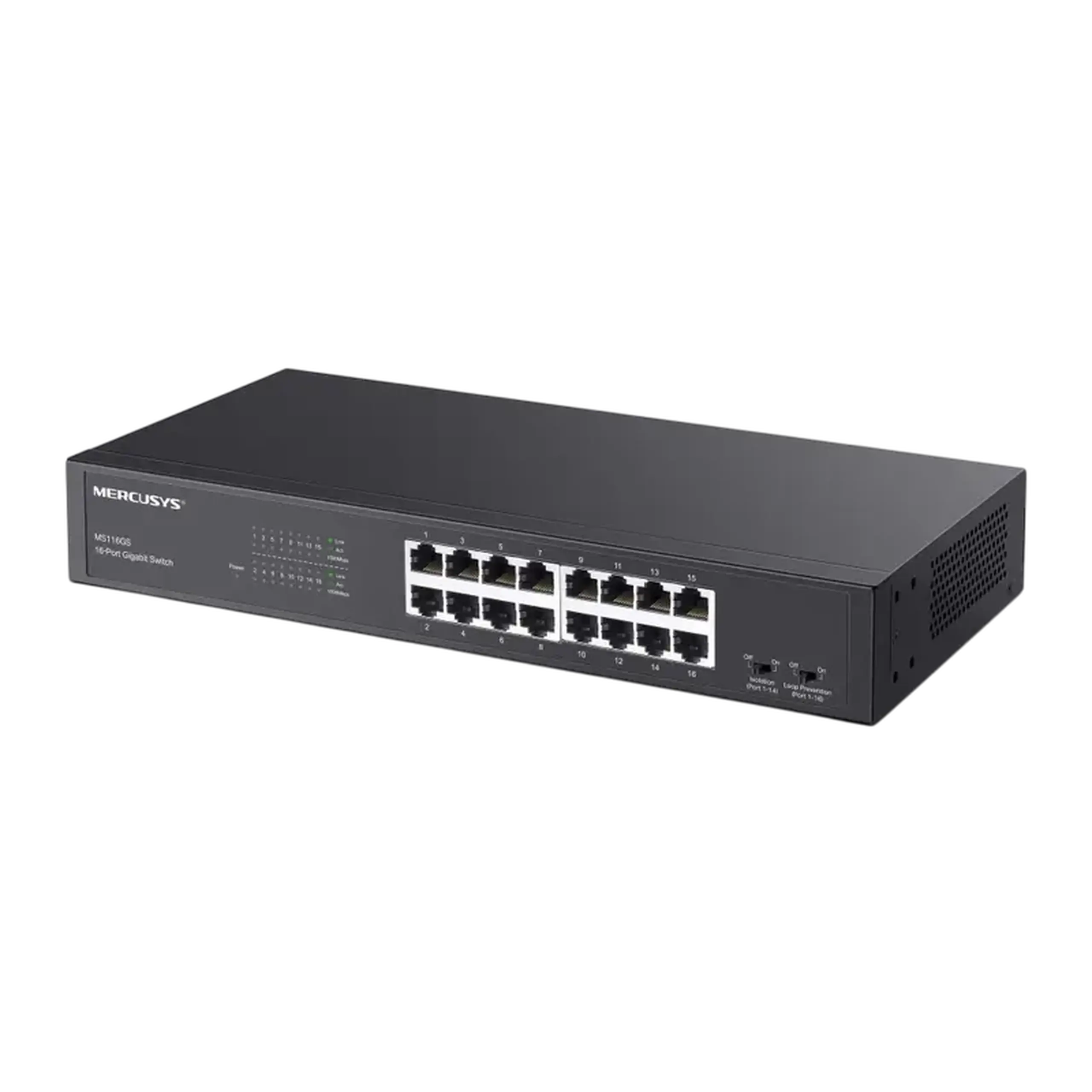 Switch de rețea MERCUSYS MS116GS, 16x 10/100/1000 Mbps
