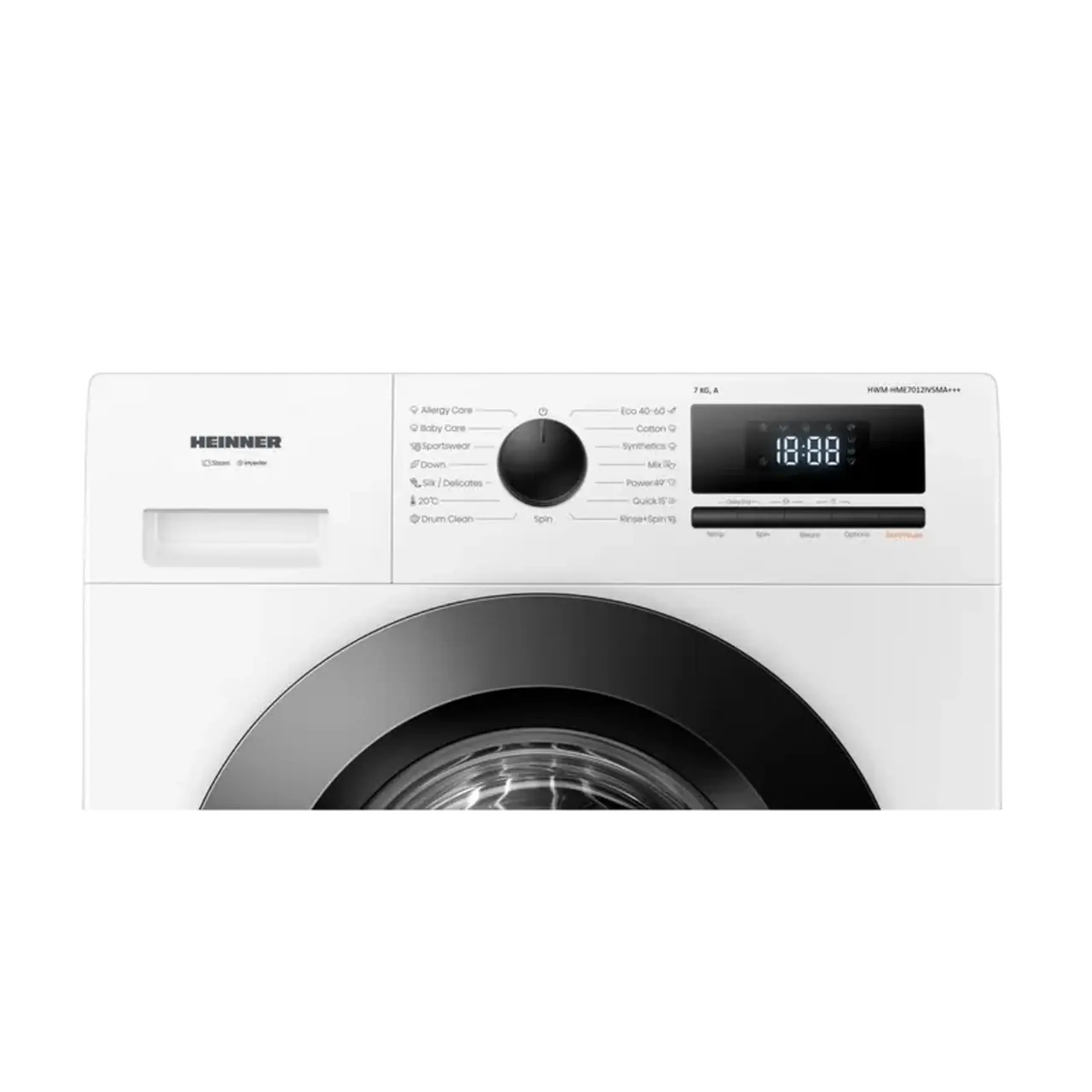 Mașină de spălat Heinner HWM-HME1014IVA10+++, 10kg, Alb