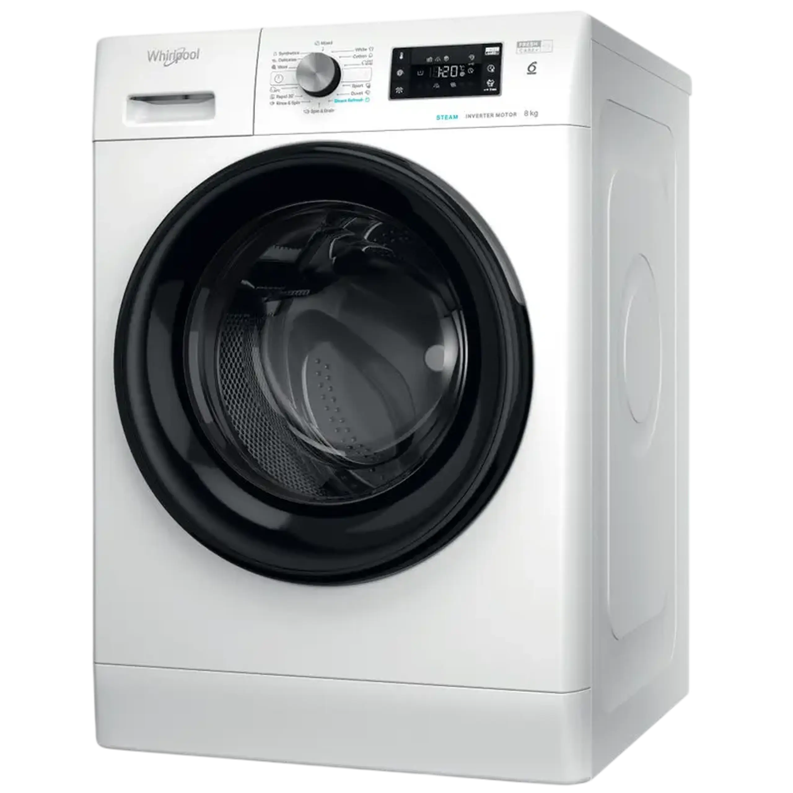 Mașină de spălat Whirlpool FFB 8258 BV EE, 8kg, Alb