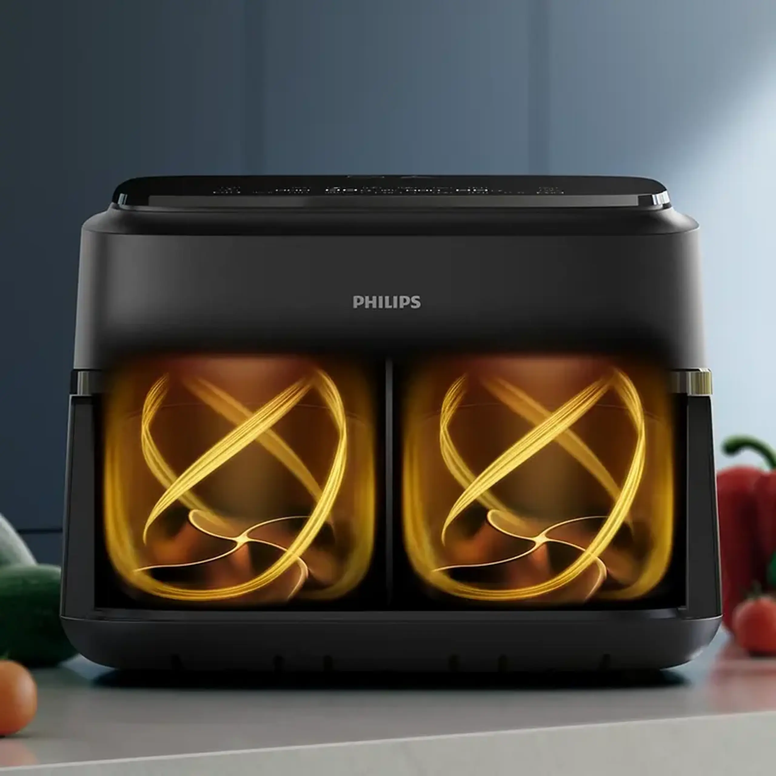Friteuză cu aer cald Philips NA150/00, Negru