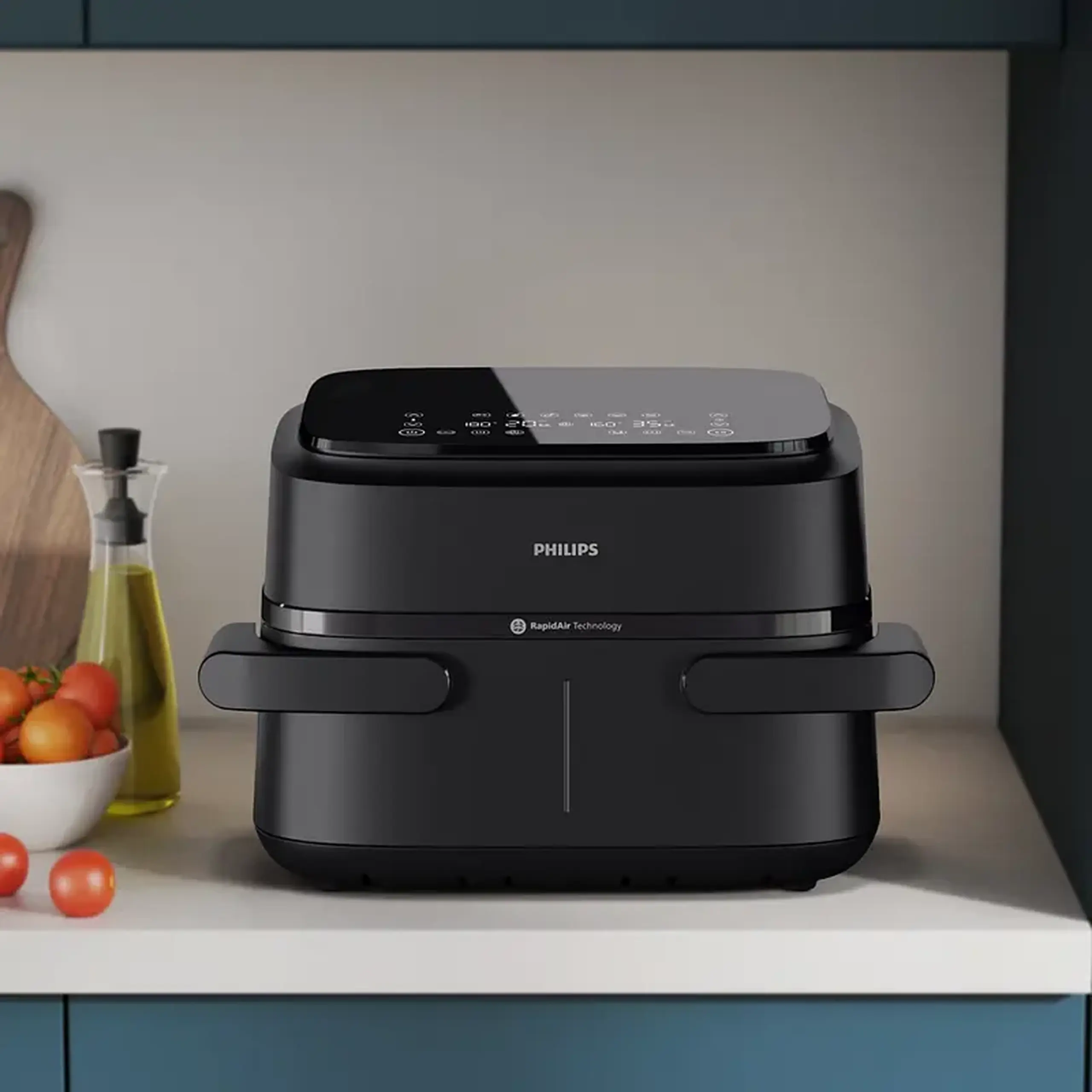 Friteuză cu aer cald Philips NA150/00, Negru