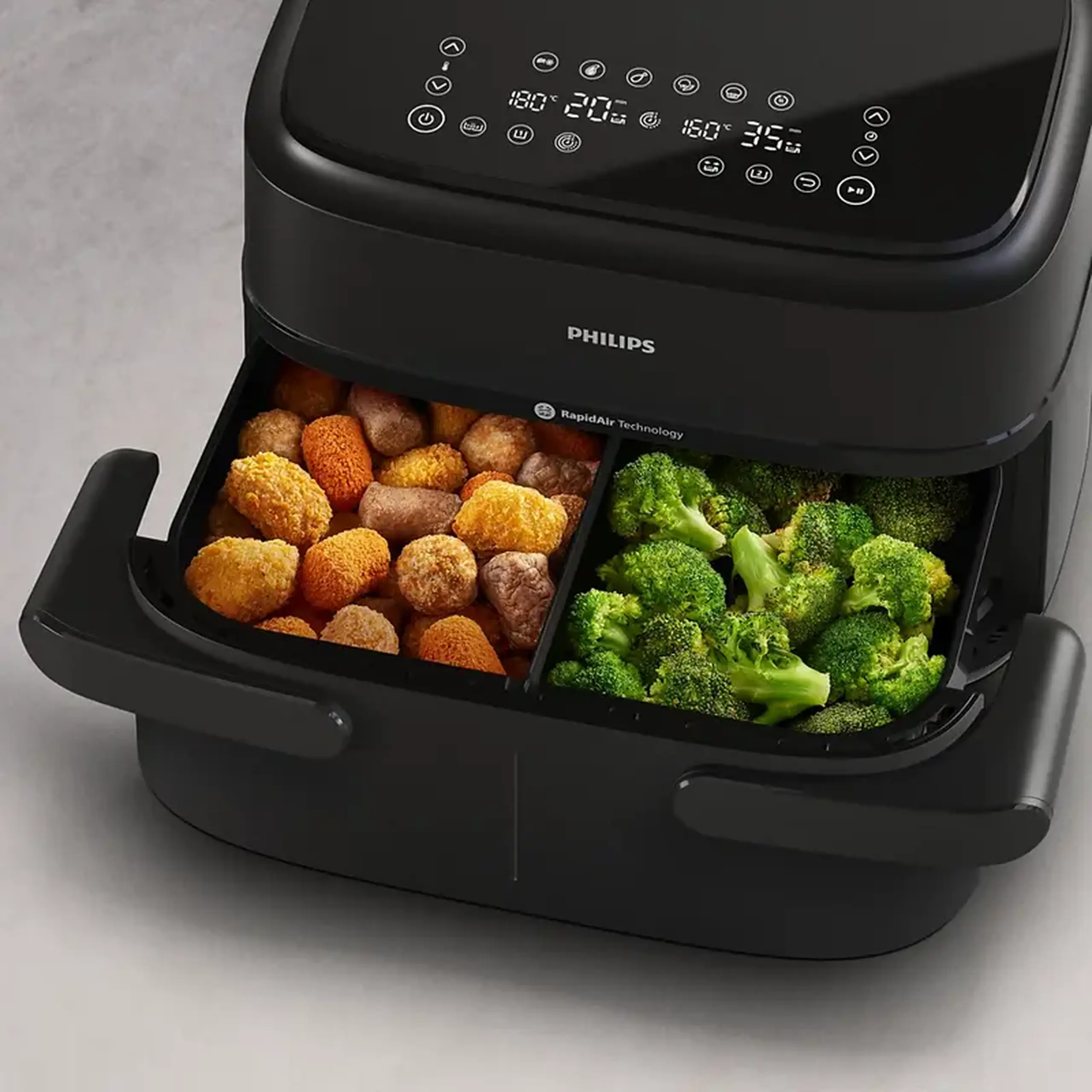 Friteuză cu aer cald Philips NA150/00, Negru