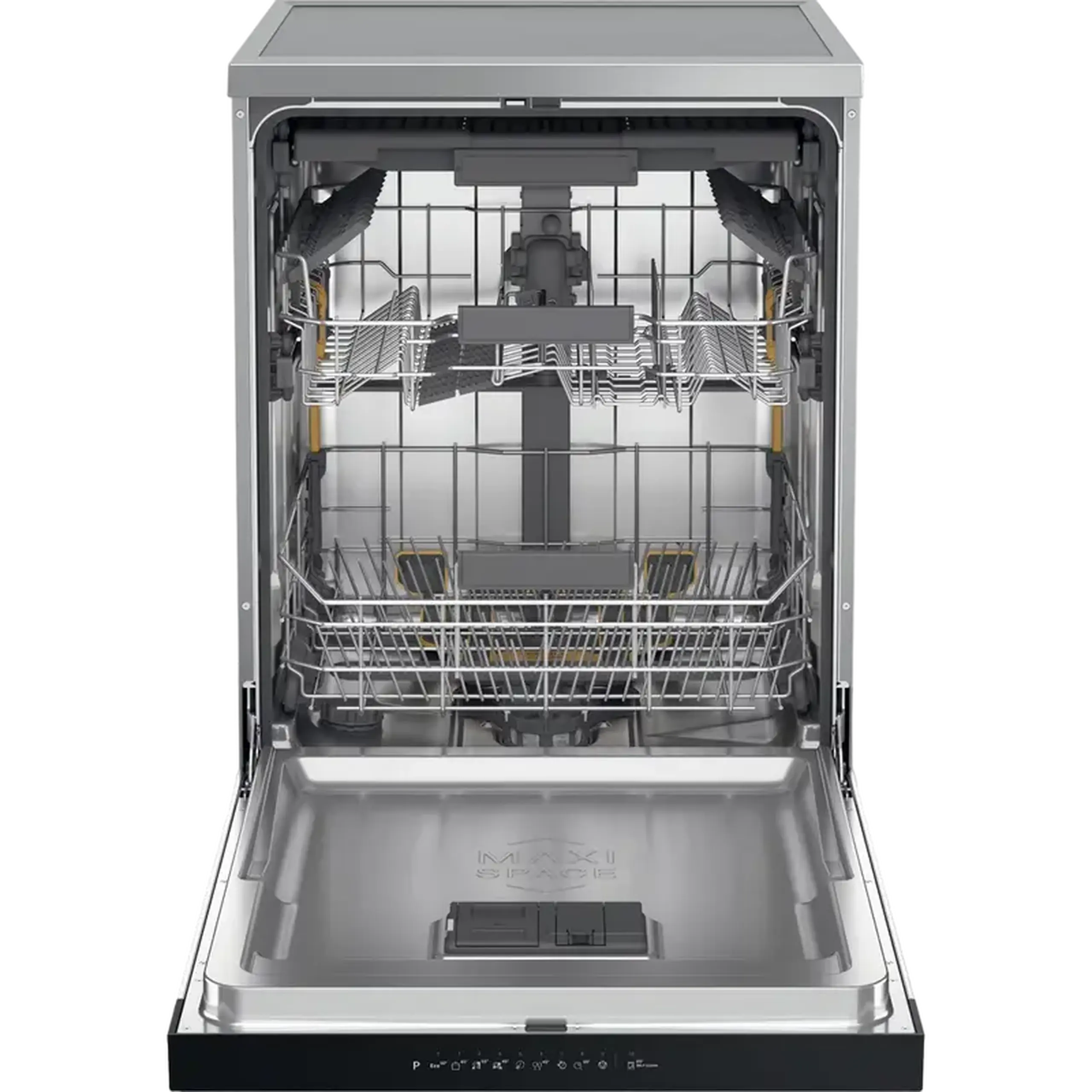 Mașină de spălat vase Whirlpool W7F HP33 X, Oțel inoxidabil