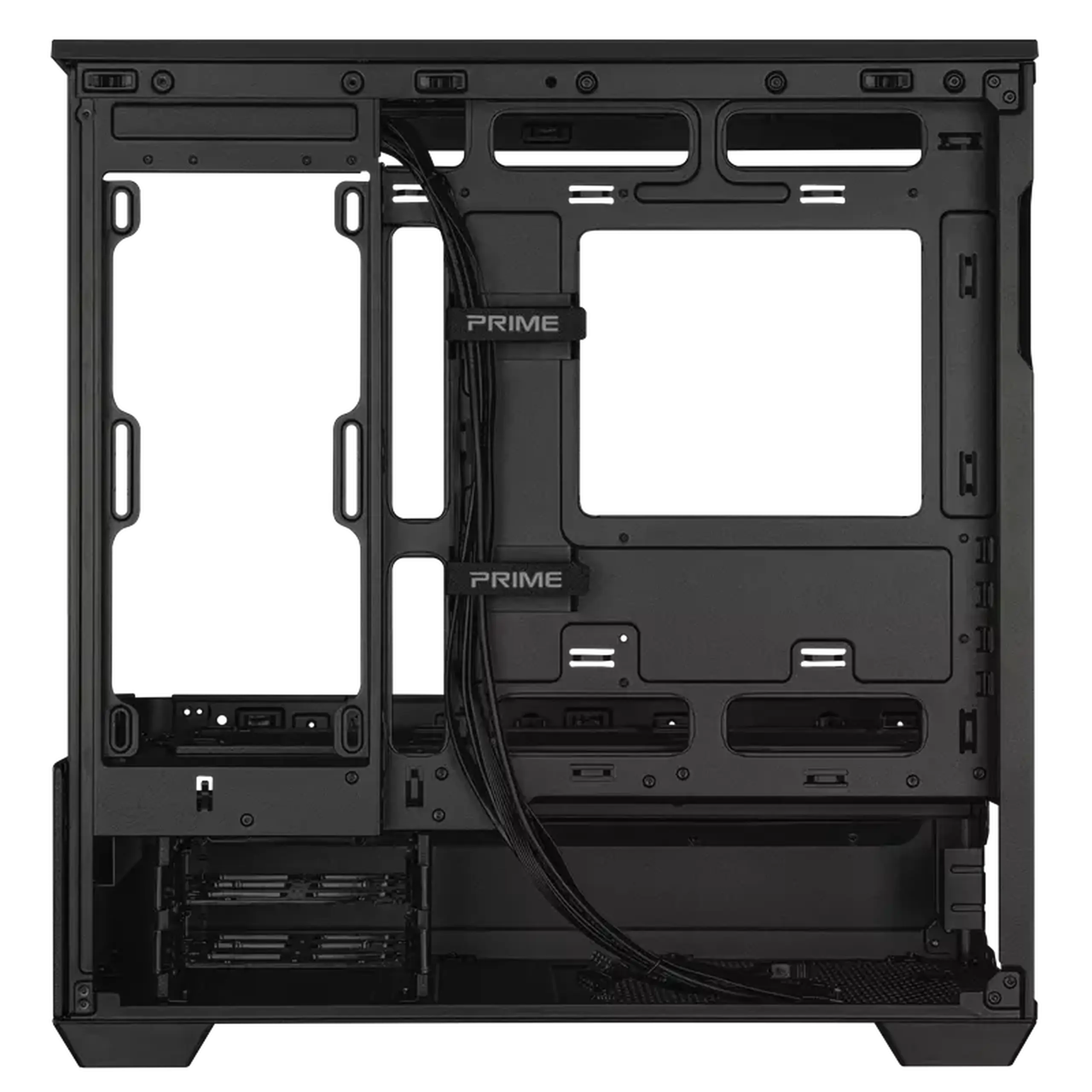 Carcasă PC ASUS PRIME AP202 TG ARGB, Midi-Tower,, Negru