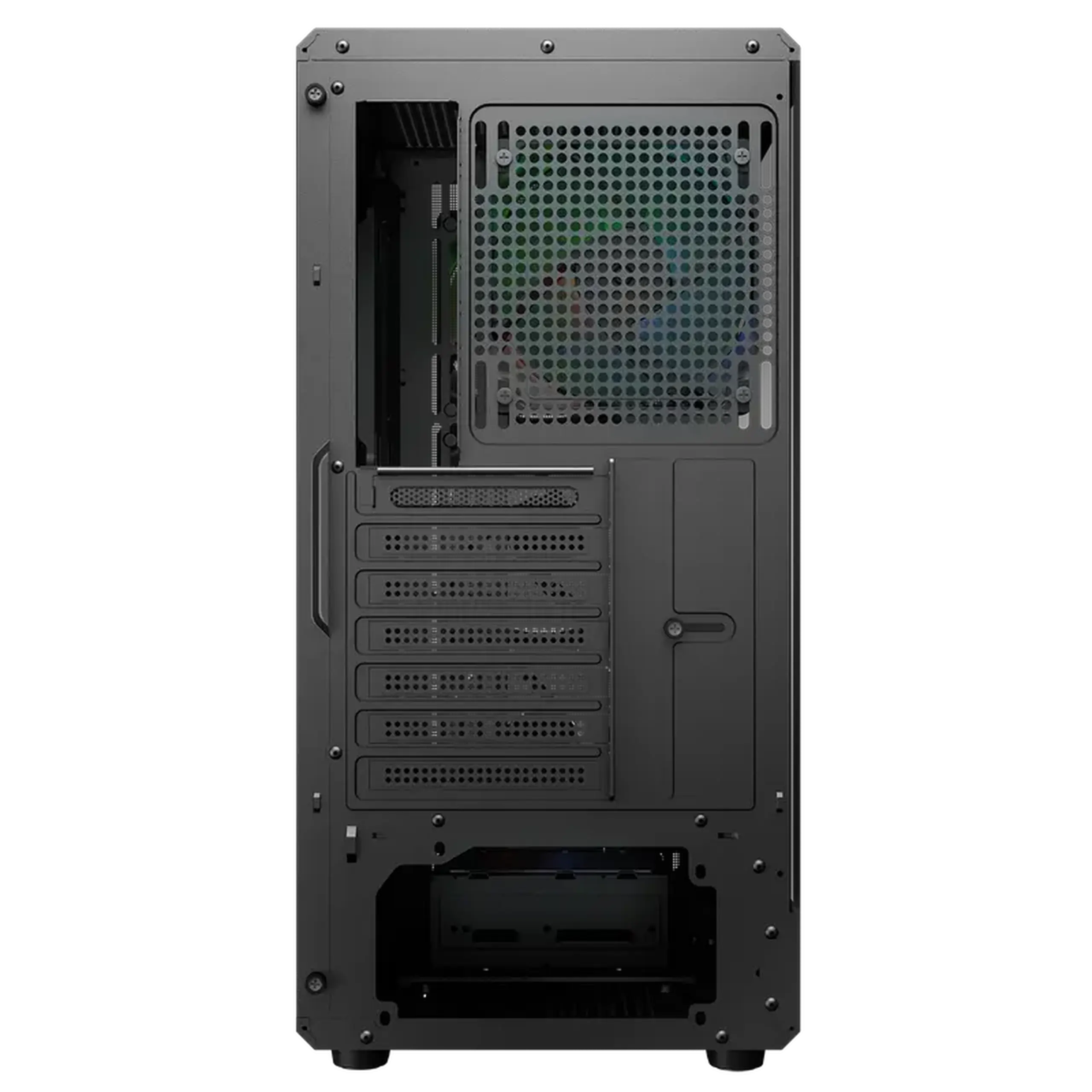 Carcasă PC Cougar Airface Pure RGB, Midi-Tower, Fără PSU, Negru