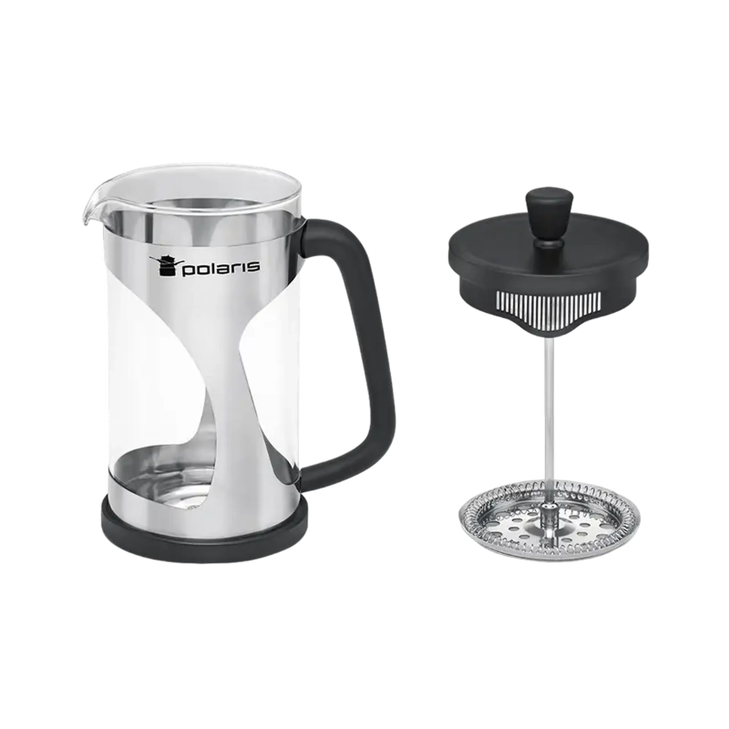 Cafetiera French Press Polaris Enigma-600FP, 0,6L, Negru
