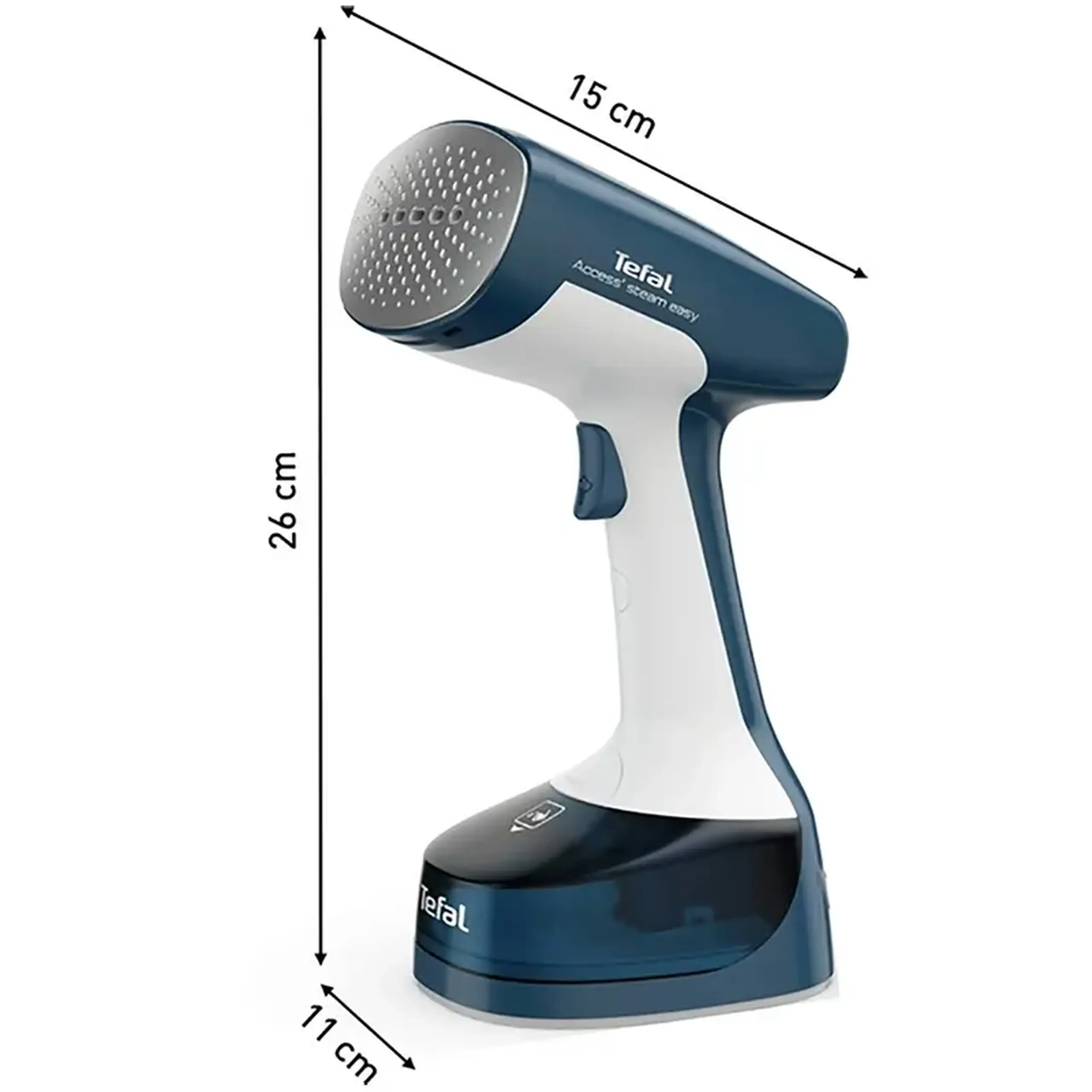 Aparat de călcat vertical cu aburi Tefal DT7130E1, Albastru