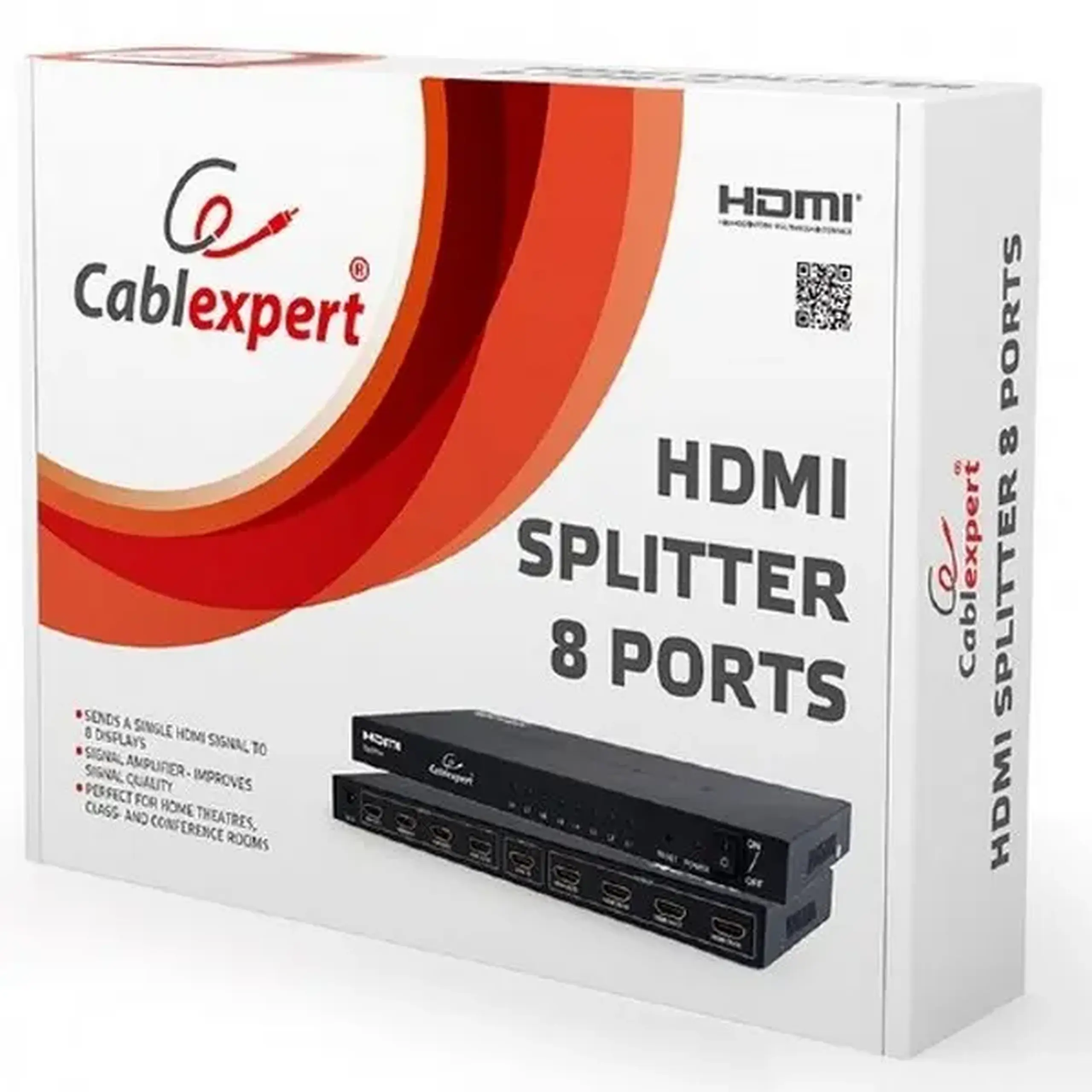 Splitter HDMI Cablexpert DSP-8PH4-03, HDMI (F) -, Negru