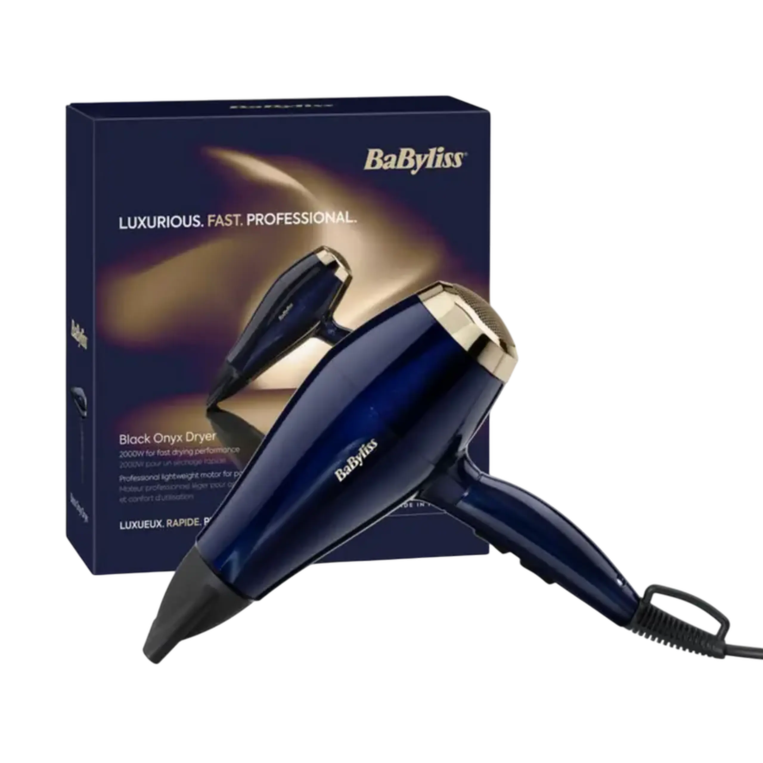 Uscător de păr BaByliss 5911E, 2000W, Albastru