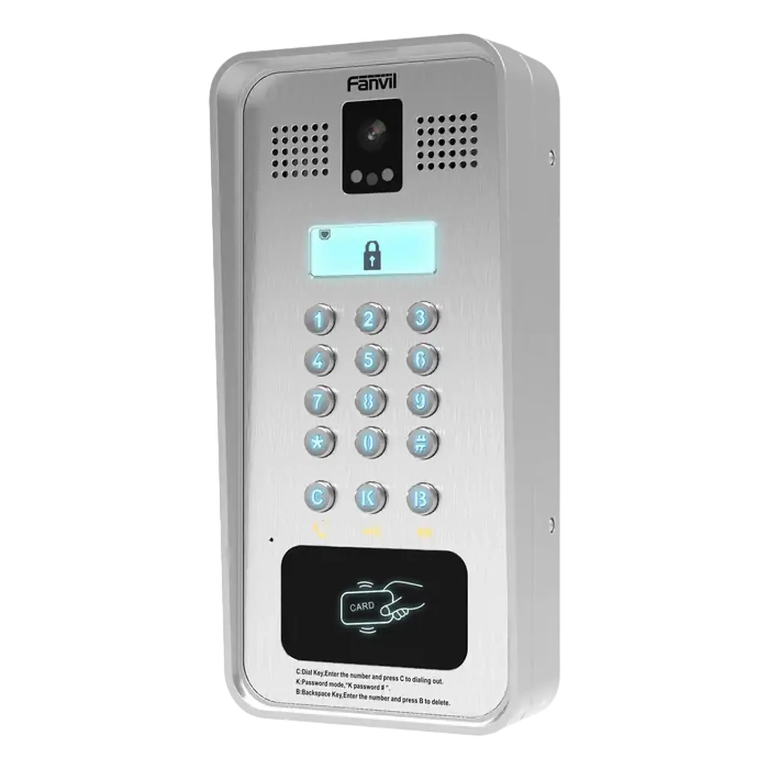 Interfon IP Fanvil i33VF, Gri