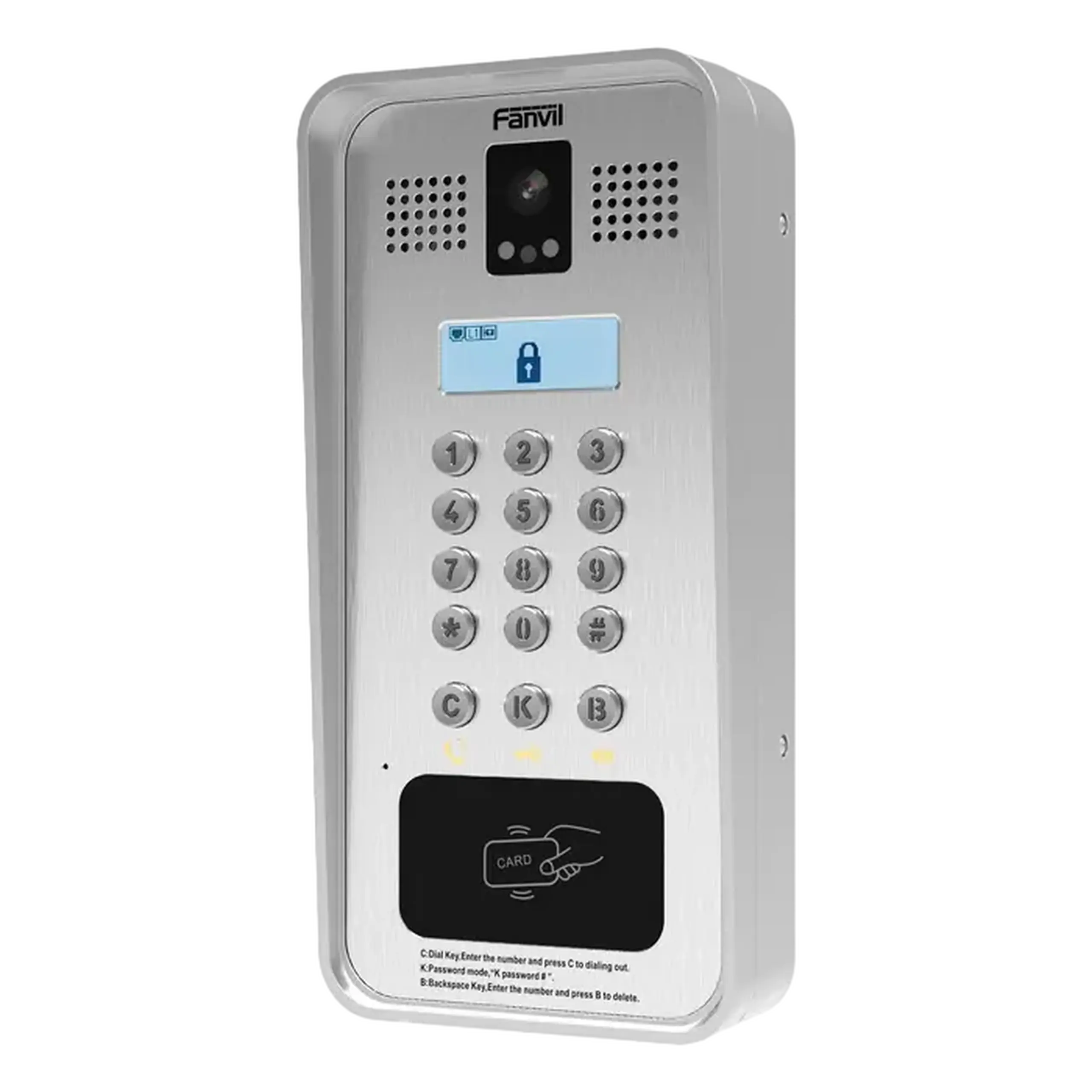 Interfon IP Fanvil i33VF, Gri