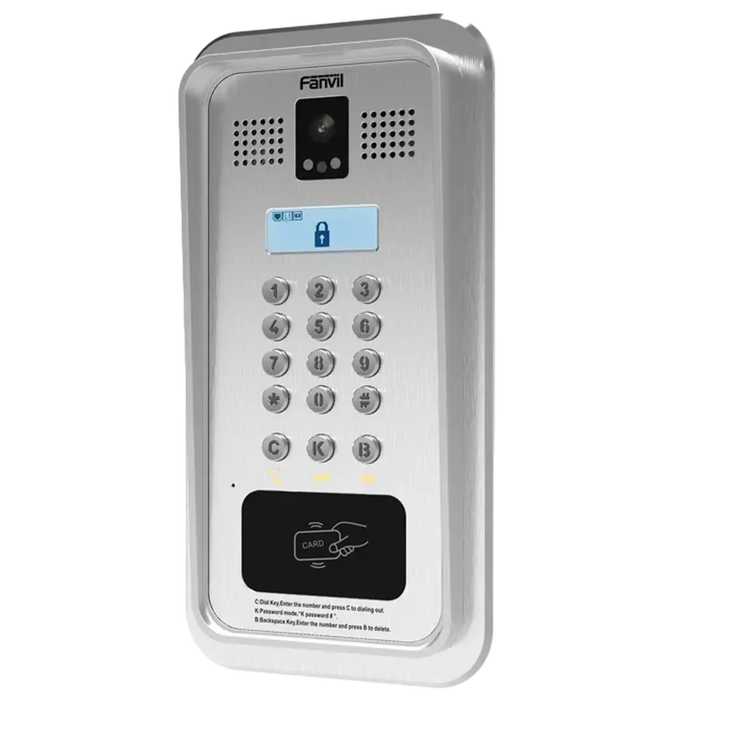 Interfon IP Fanvil i33VF, Gri