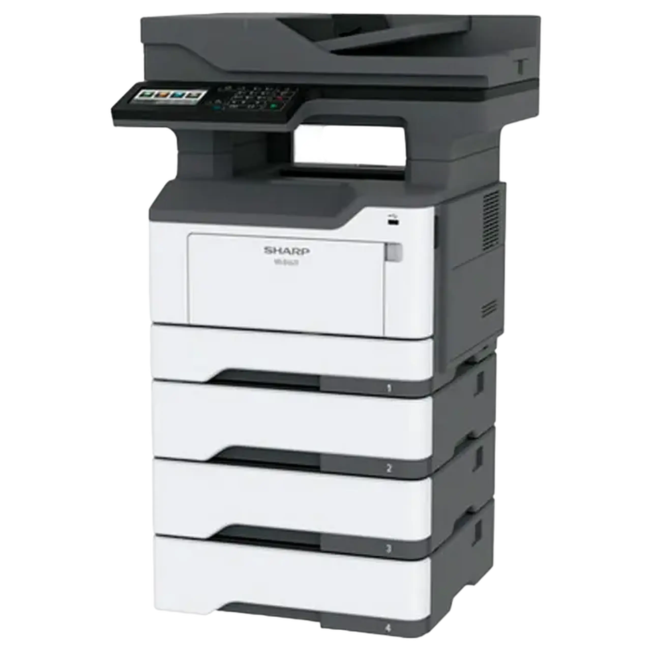 Multifunctional laser Sharp Luna MX-B467FEU, Negru-Alb