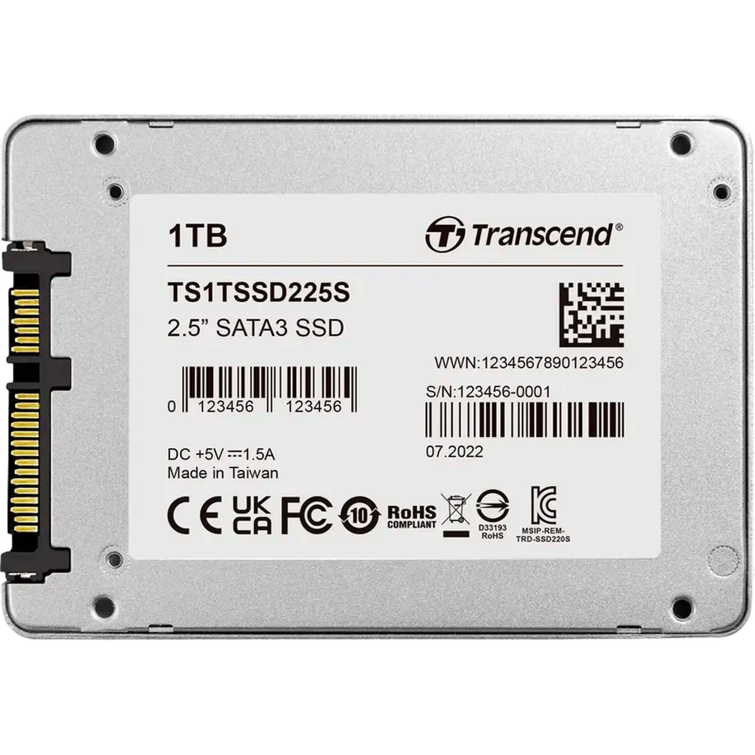 Unitate SSD Transcend 225S, 1000GB, TS1TSSD225S